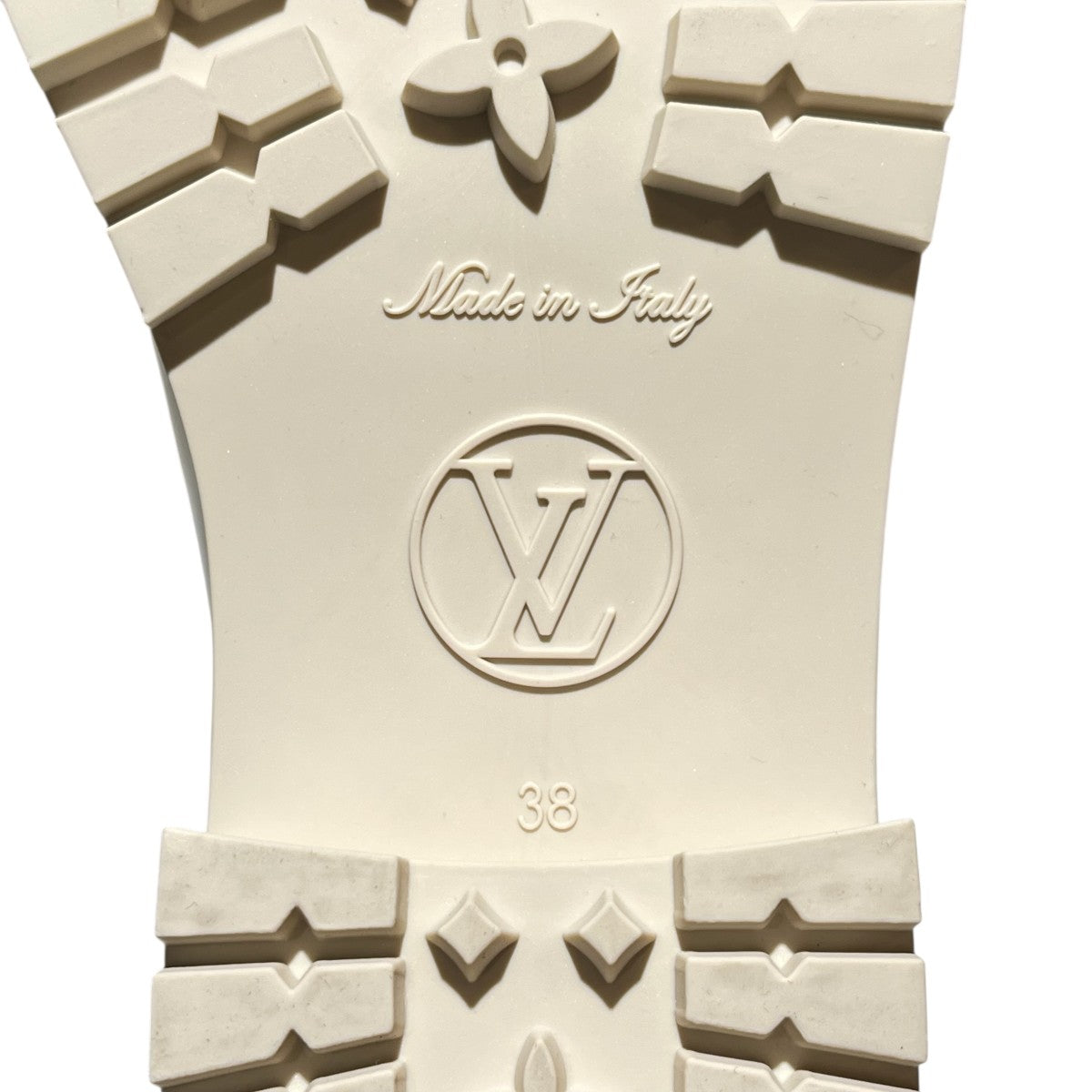 LOUIS VUITTON 25年モデル 1AHNHN モノグラム柄ドロップフラットハーフレインブーツ 古着・中古-10枚目のアイテム画像