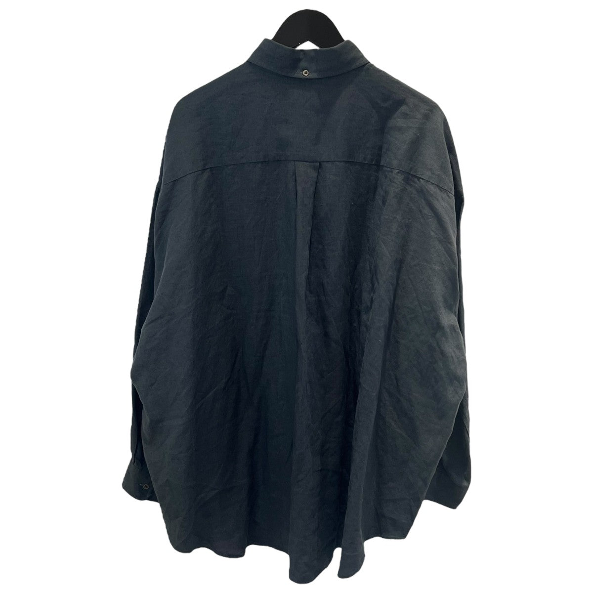 22SS Linen L S Oversized Regular Collar Shirt GM222-5007 リネンシャツ