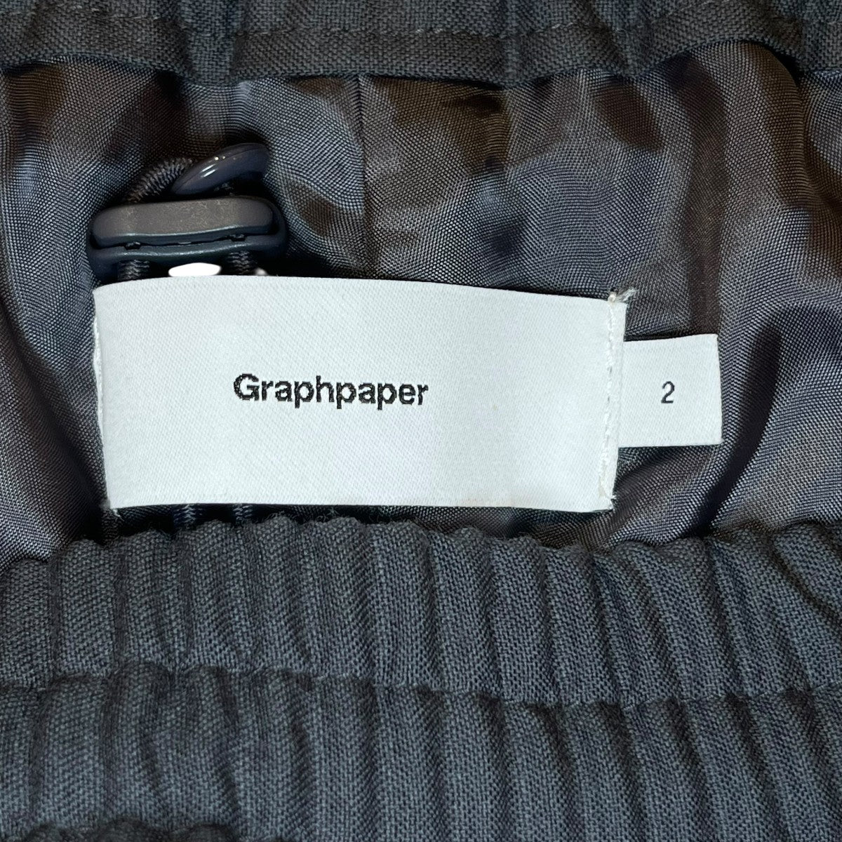 Graphpaper(グラフペーパー) Extra Fine Wool Easy Wide Pantsイージー