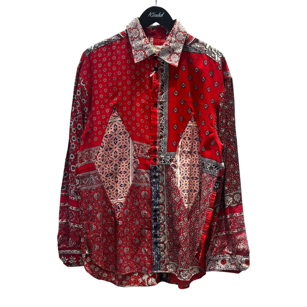 USEDバンダナ再構築長袖シャツEUB DIA L/S