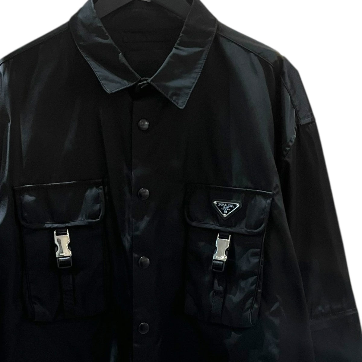 PRADA Re-Nylon シャツSC548 S212 1WQ8 古着・中古-3枚目のアイテム画像