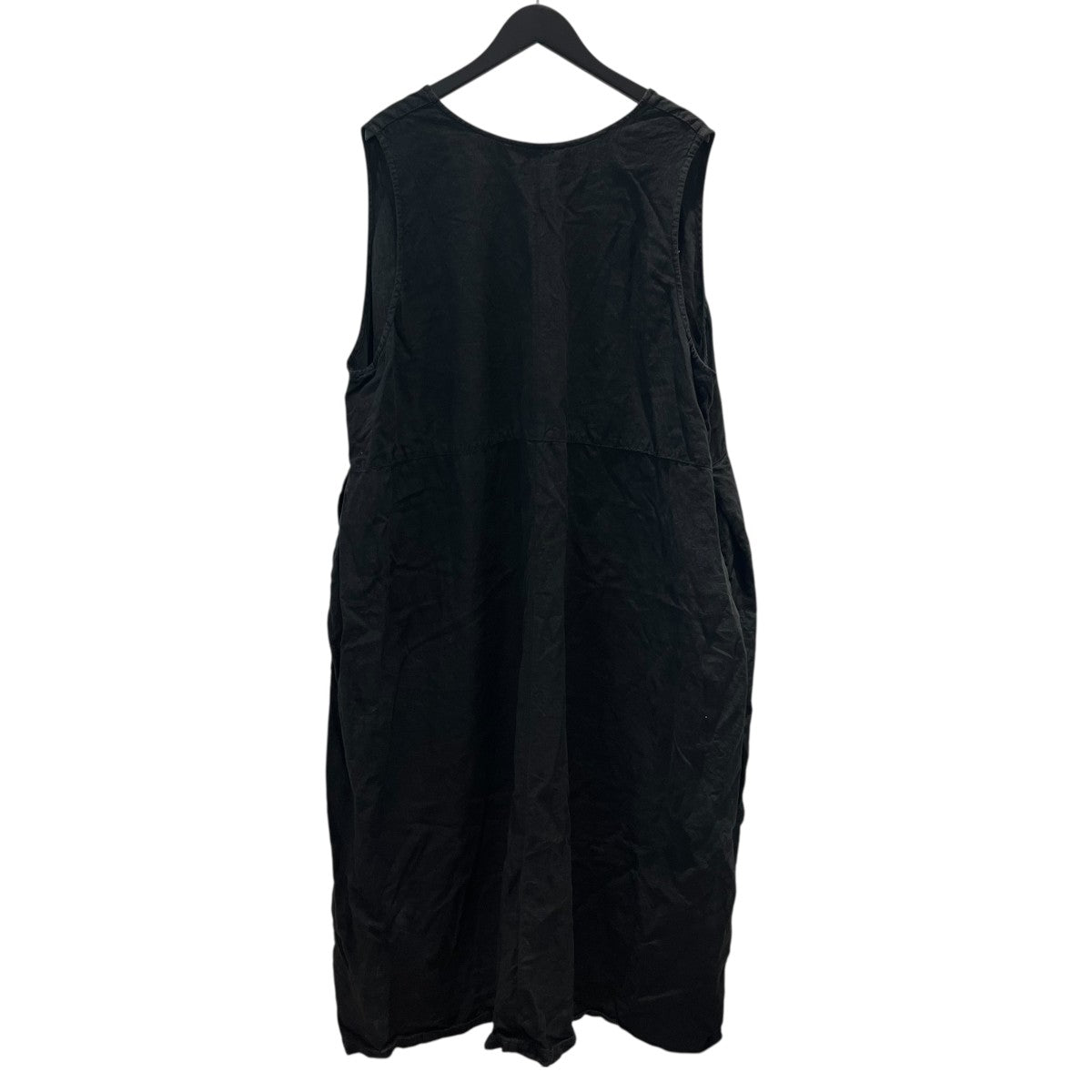 nest Robe(ネストローブ) 01222-1194 ブラックリネンバックVネック