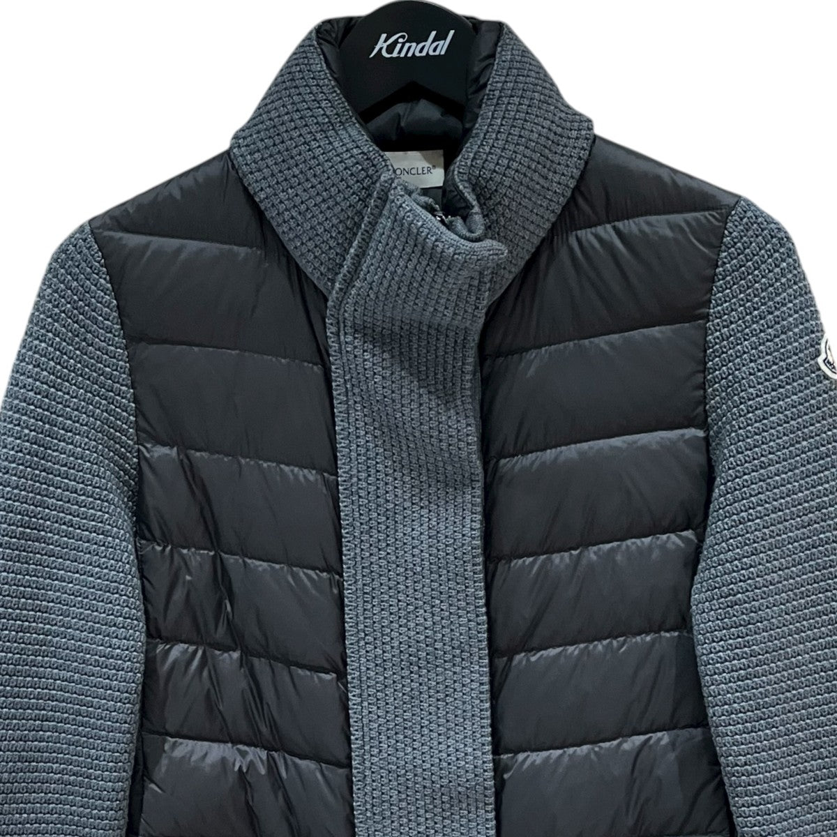 MONCLER(モンクレール) MAGLIONE TRICOT CARDIGANニット切替ダウン