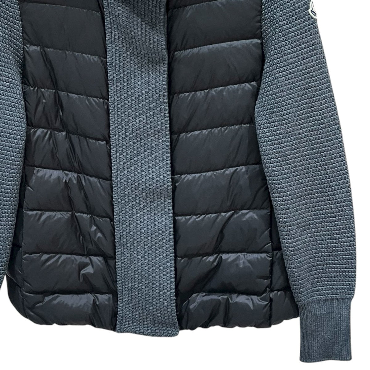 MONCLER(モンクレール) MAGLIONE TRICOT CARDIGANニット切替ダウン