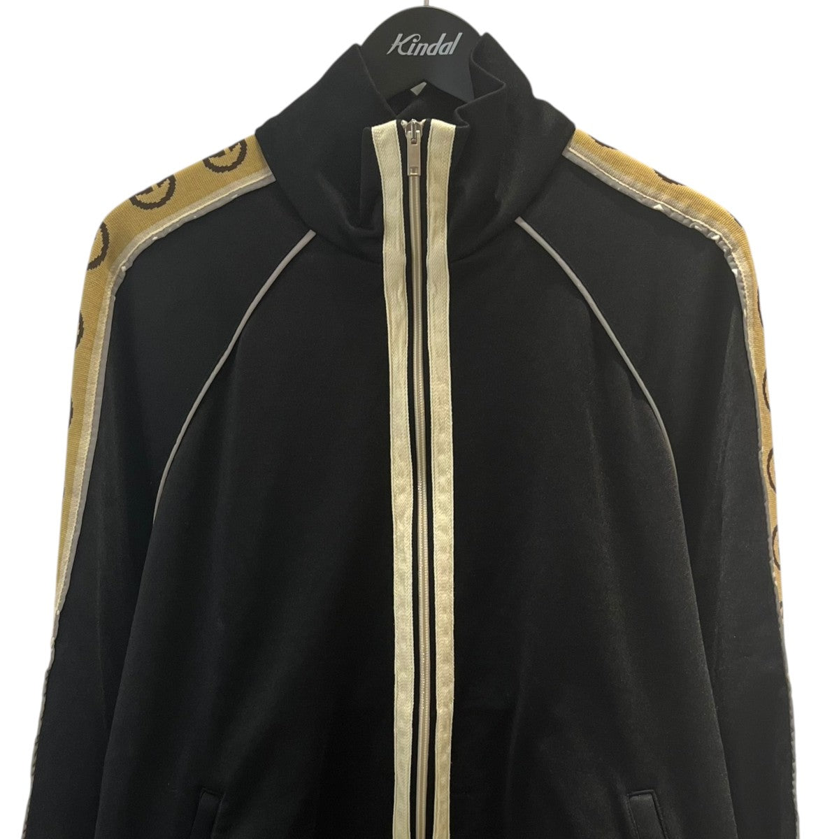 GUCCI(グッチ) テクニカルジャージ袖GGロゴトラックジャケット598861