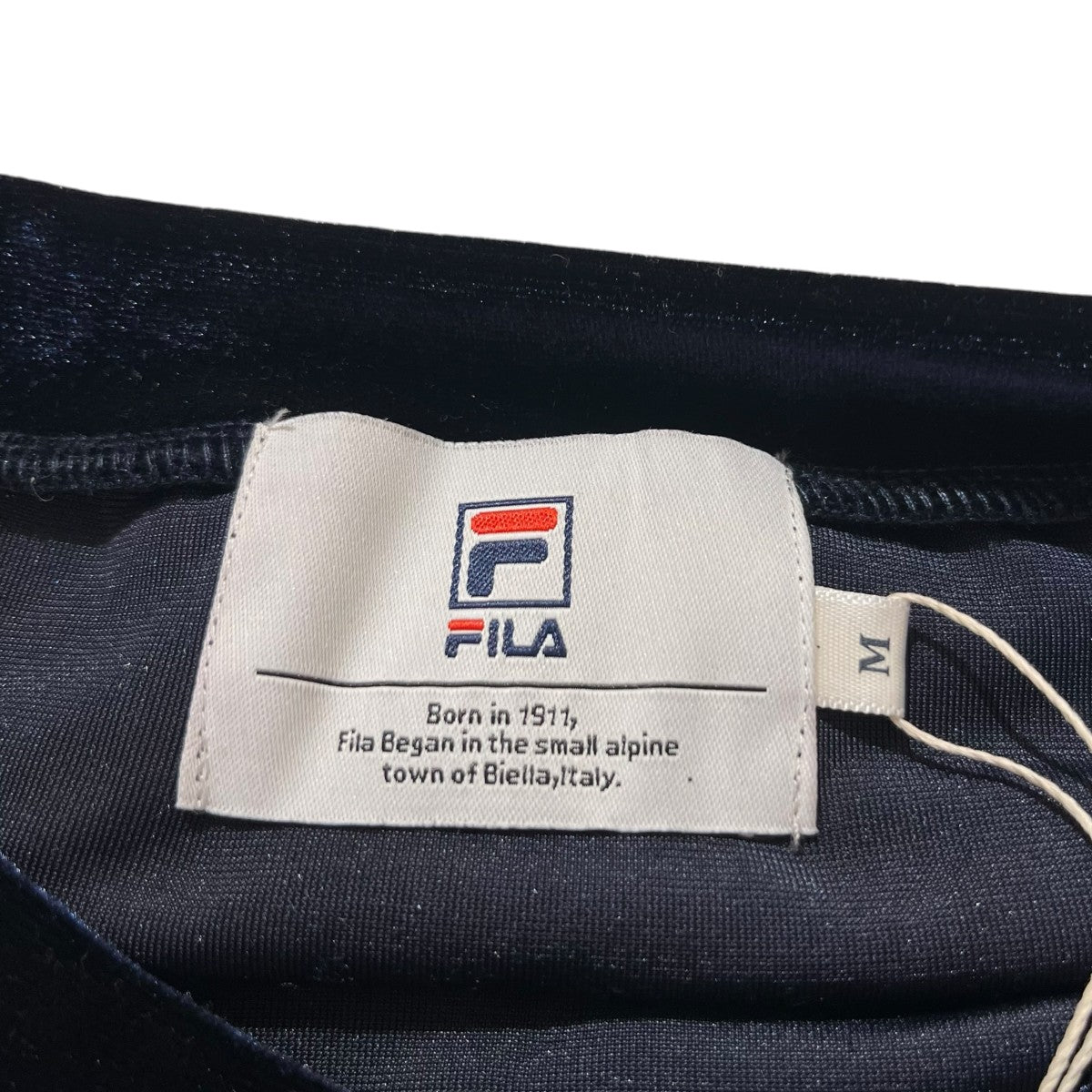 FILA ベロアクロップドタケロングＴシャツ長袖カットソーFS3182 古着・中古-4枚目のアイテム画像
