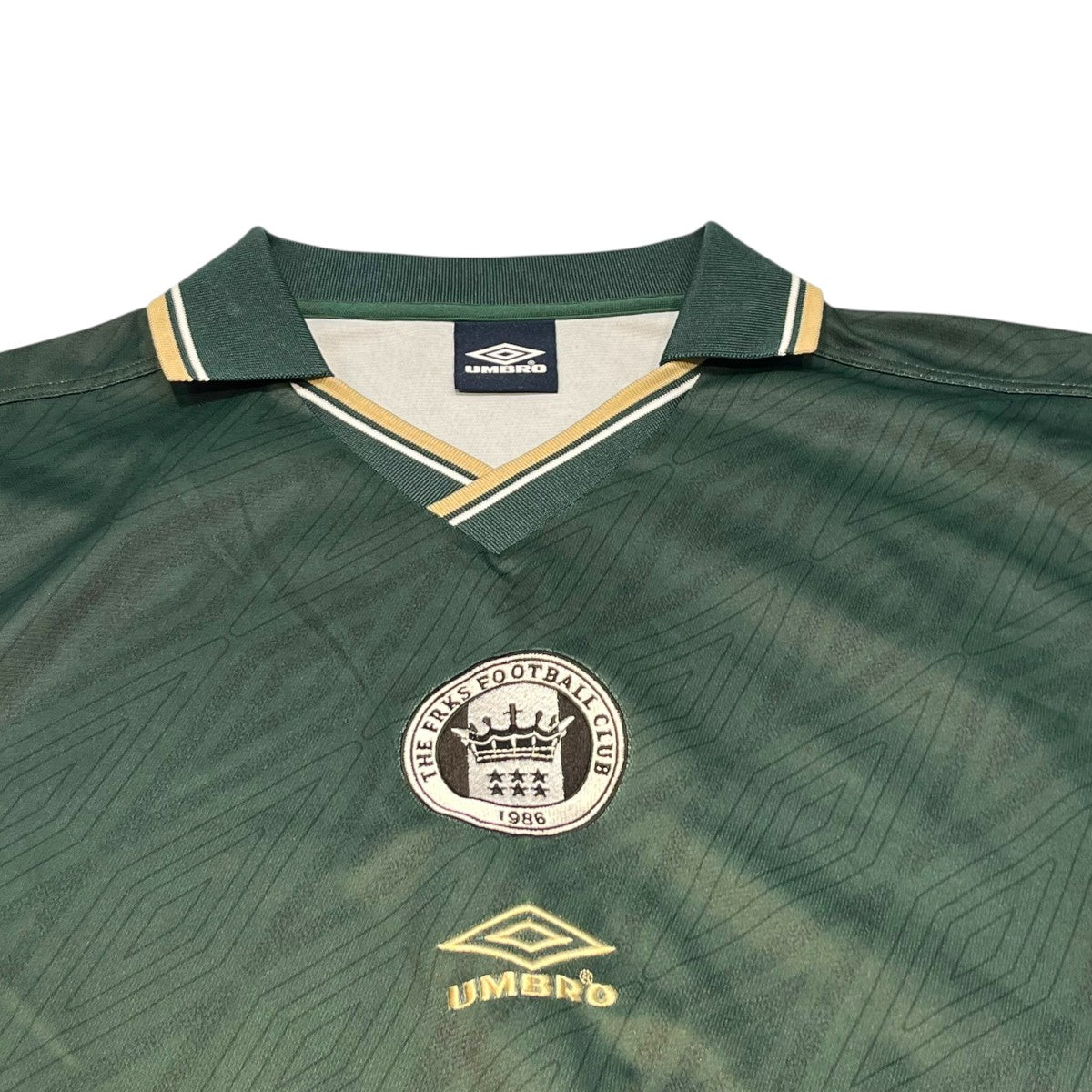 UMBRO ゲームシャツSoccer Game Harf Sleeve Shirt Triple Logo 古着・中古-3枚目のアイテム画像