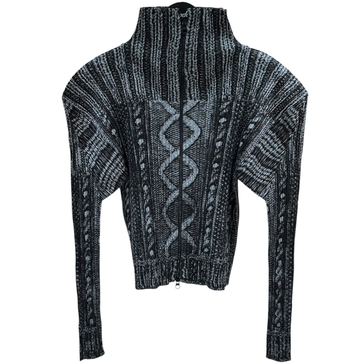 PLEATS PLEASE(プリーツプリーズ) 総柄プリーツジップジャケットPP64