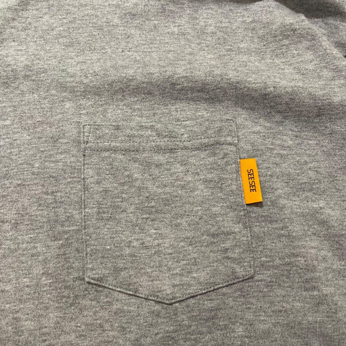 SEESEE ビッグシルエットポケットTシャツ 古着・中古-4枚目のアイテム画像