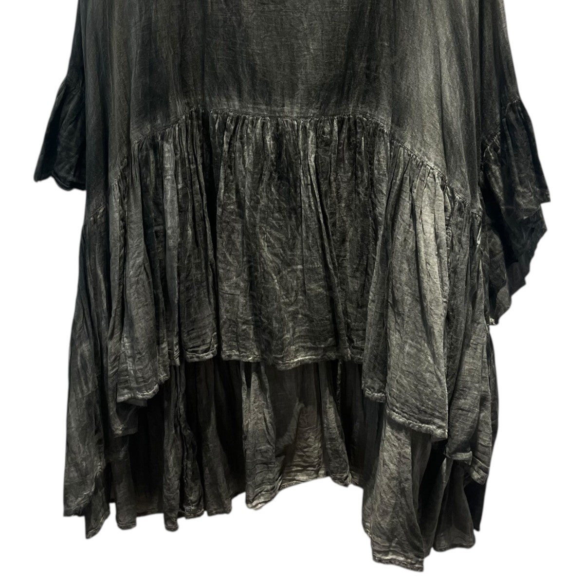 mizuiro-ind(ミズイロ) 24SSピグメントダイワイドギャザープルオーバー