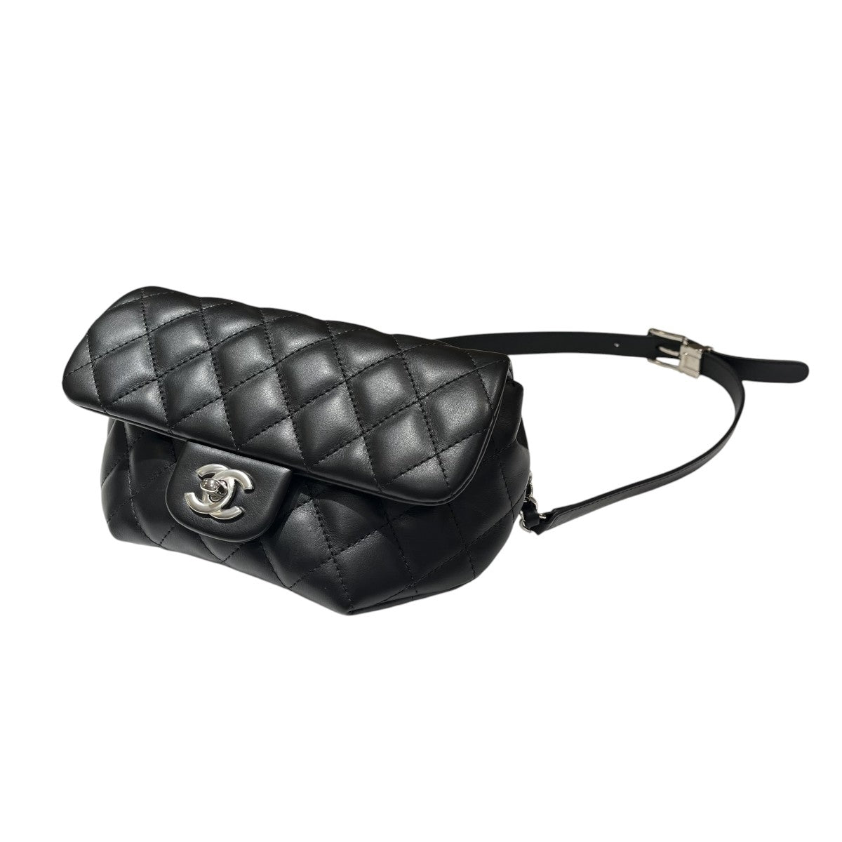 UNIFORM FLAP BELT Bag マトラッセ フラップベルト ウエストバッグ 2WAY チェーンショルダーバッグ