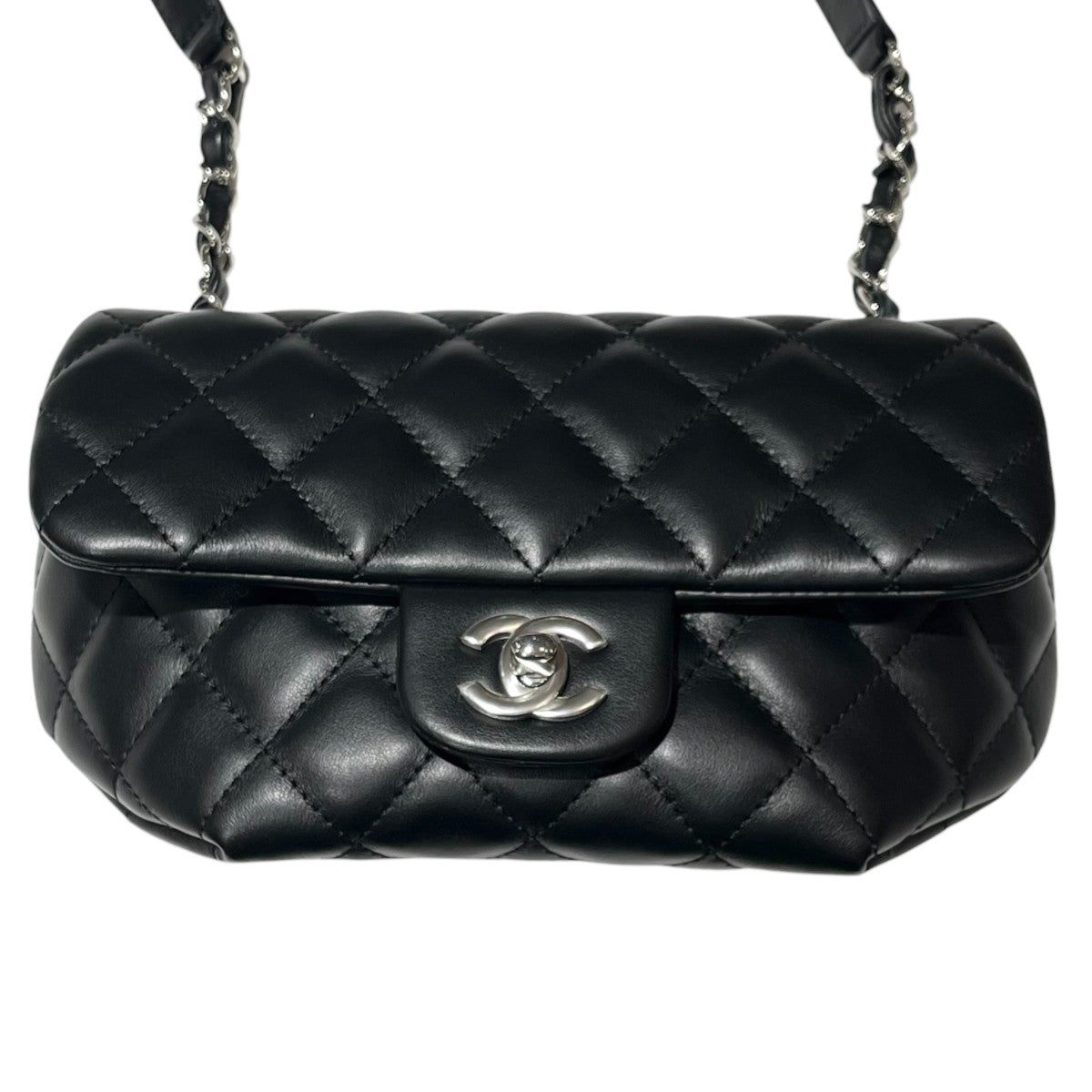 UNIFORM FLAP BELT Bag マトラッセ フラップベルト ウエストバッグ 2WAY チェーンショルダーバッグ