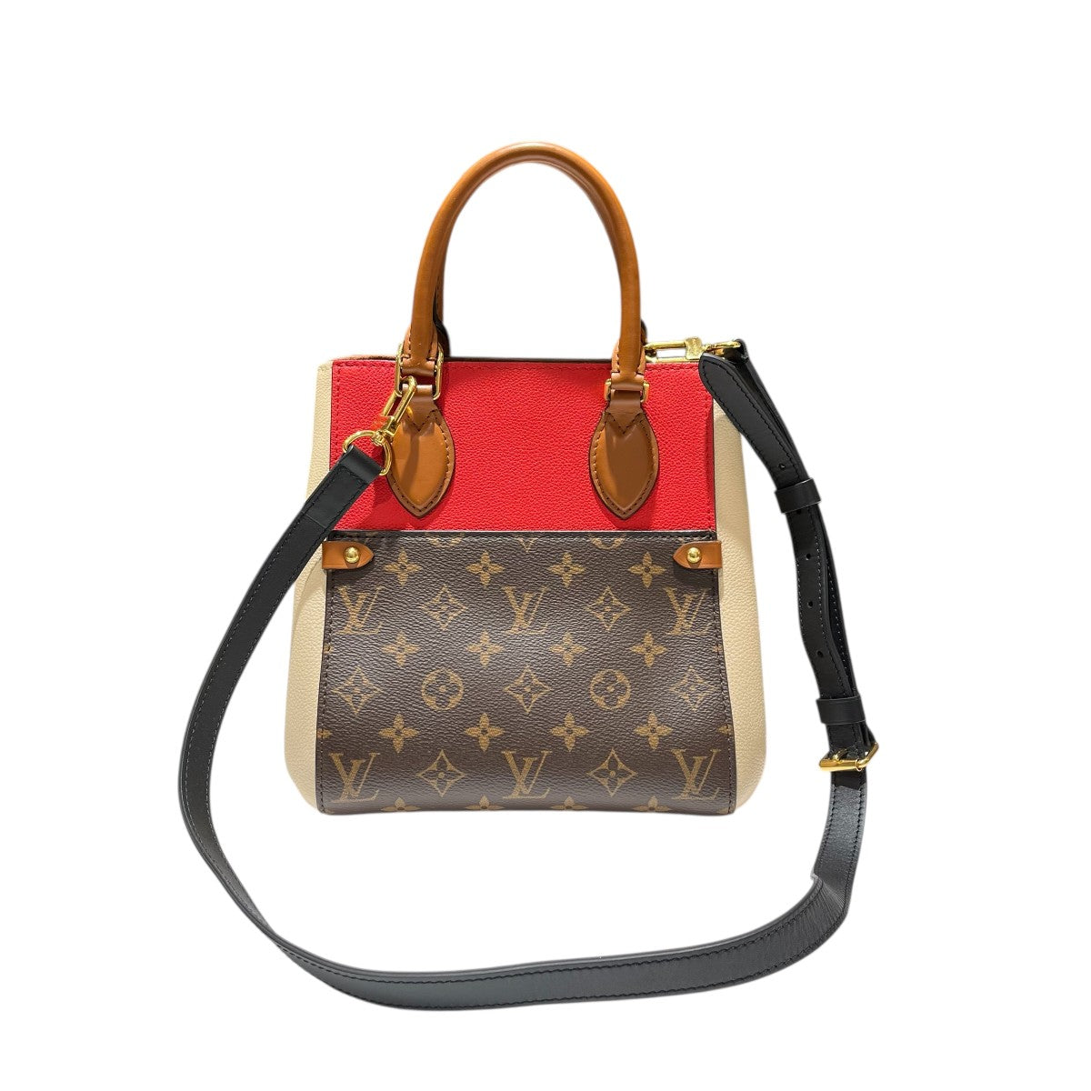 LOUIS VUITTON M45389モノグラム柄 フォールドトートPM 2WAYバッグ 古着・中古-3枚目のアイテム画像