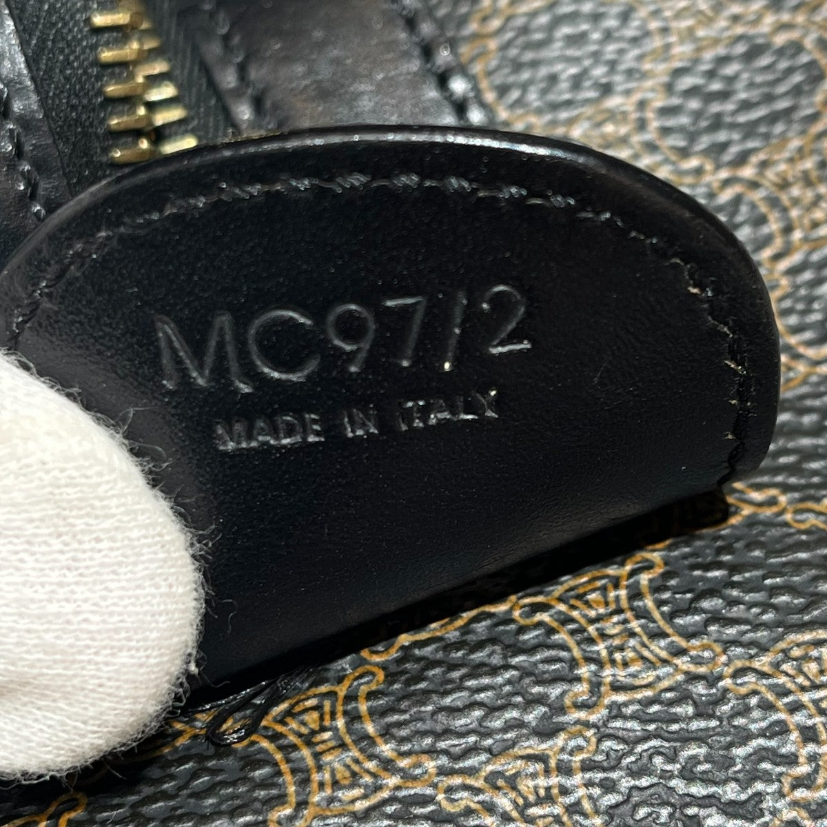 マカダム柄ボストンバッグMC97/2