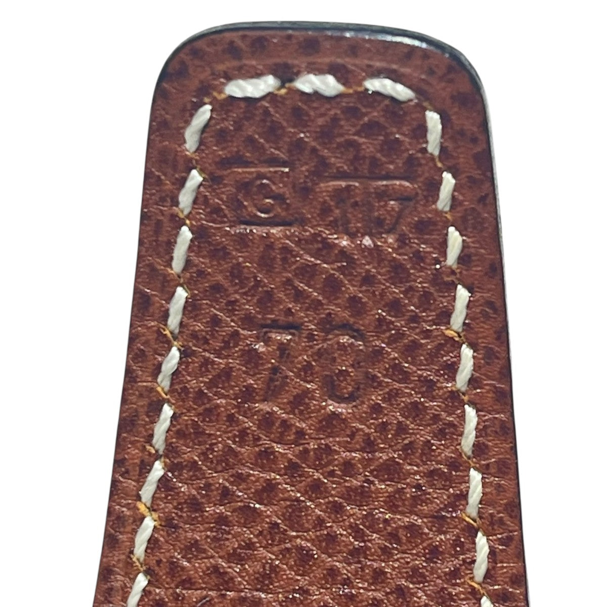 □G刻印レザーベルト