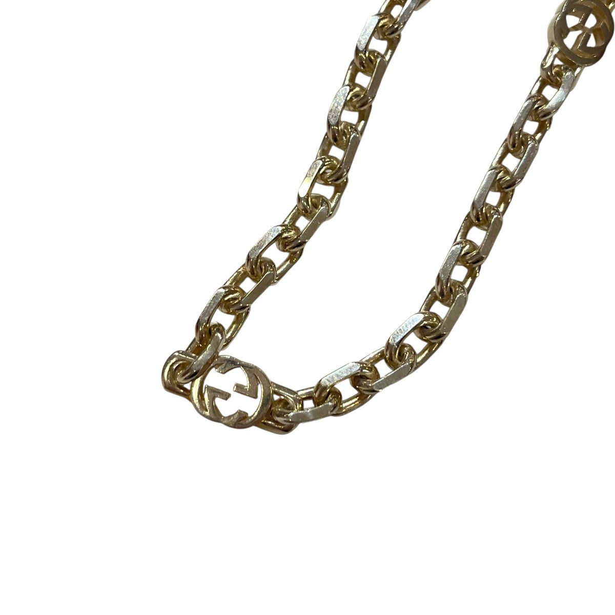 GUCCI(グッチ) インターロッキングネックレス シルバー｜【公式