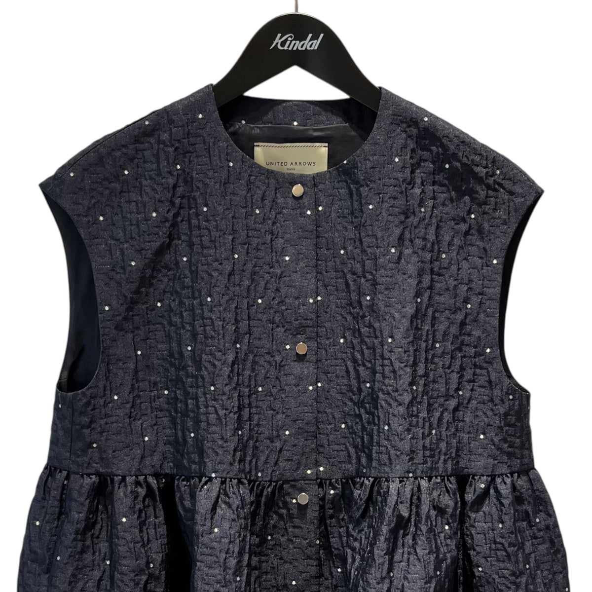 ユナイテッドアローズ エアリージャカードベスト UNITED ARROWS（ユナイテッドアローズ）の「エアリージャカード