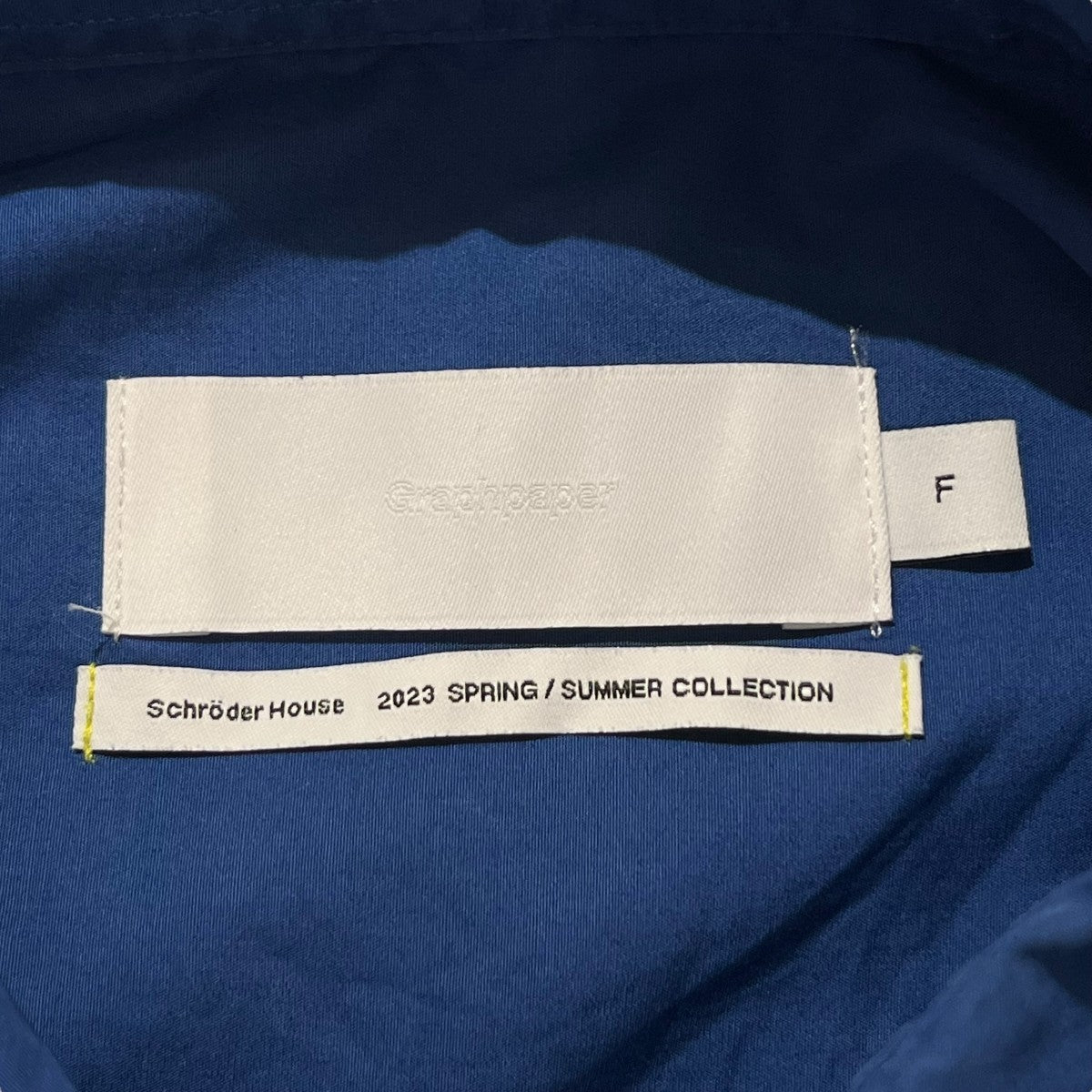長袖シャツGL231-50086C Oversized Regular Collar Shirt
