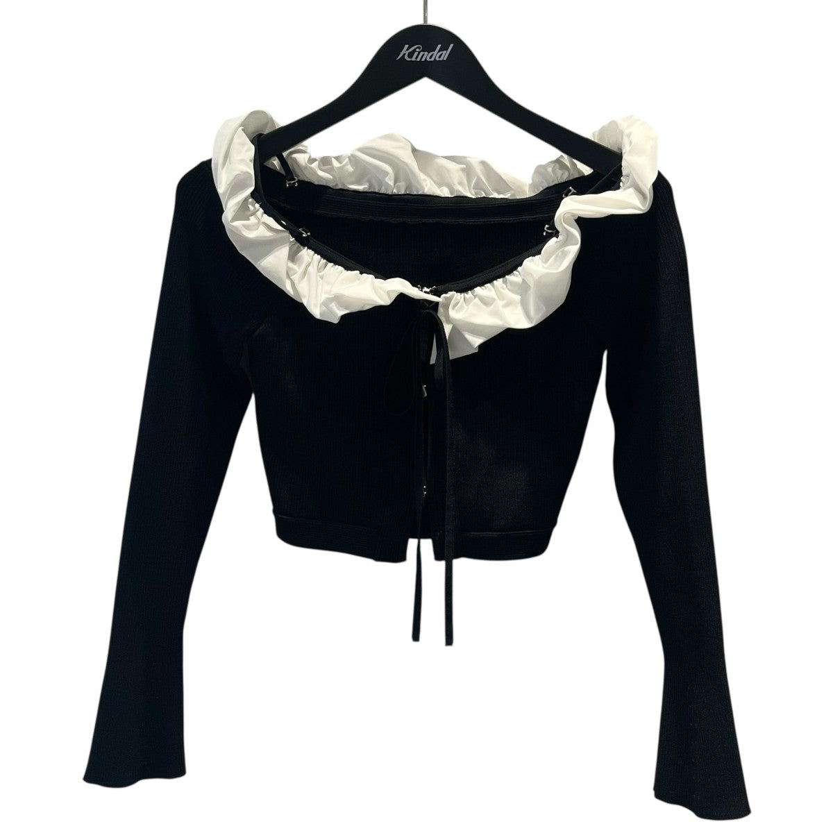 フリルオフショルプルオーバーSWNT244179 SNIDEL（スナイデル） (12%OFF) フリルオフショルプルオーバー 24秋冬