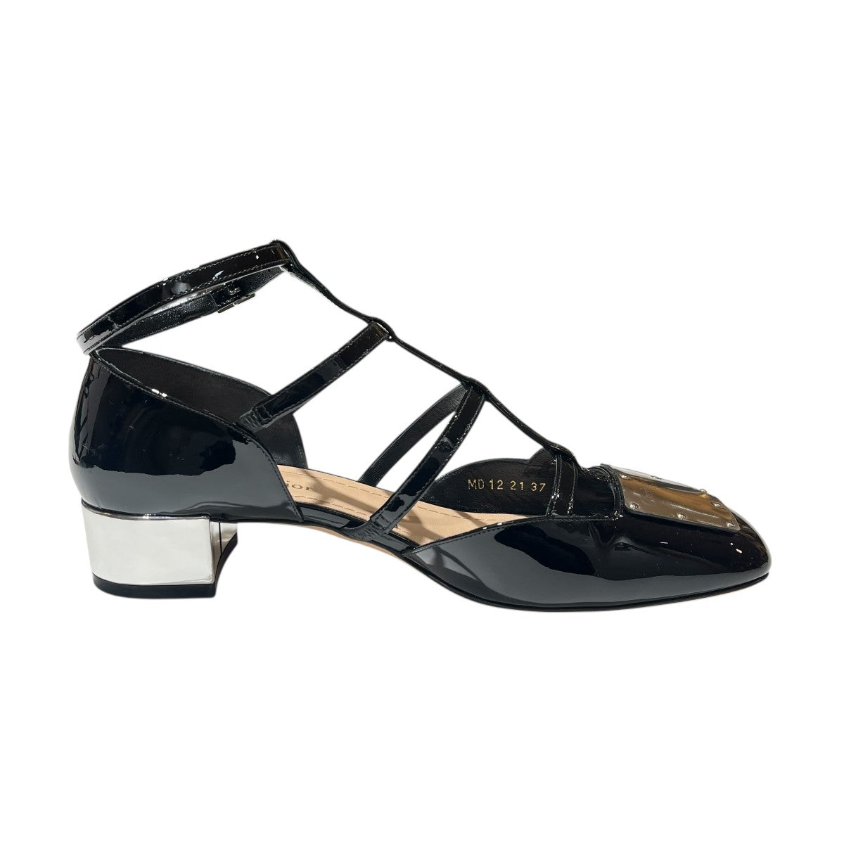 Christian Diorブラック ハイヒール・パンプス 36.5 Christian Dior(クリスチャンディオール) KDB736PMI LA PARISIENNE-D