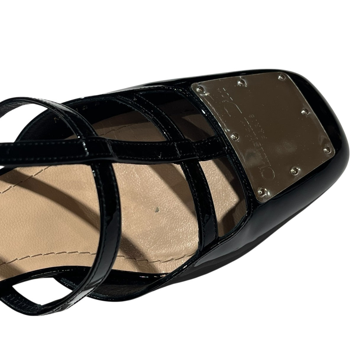 Christian Dior KDB736PMI LA PARISIENNE-Dロゴプレート ストラップパンプス 古着・中古-7枚目のアイテム画像