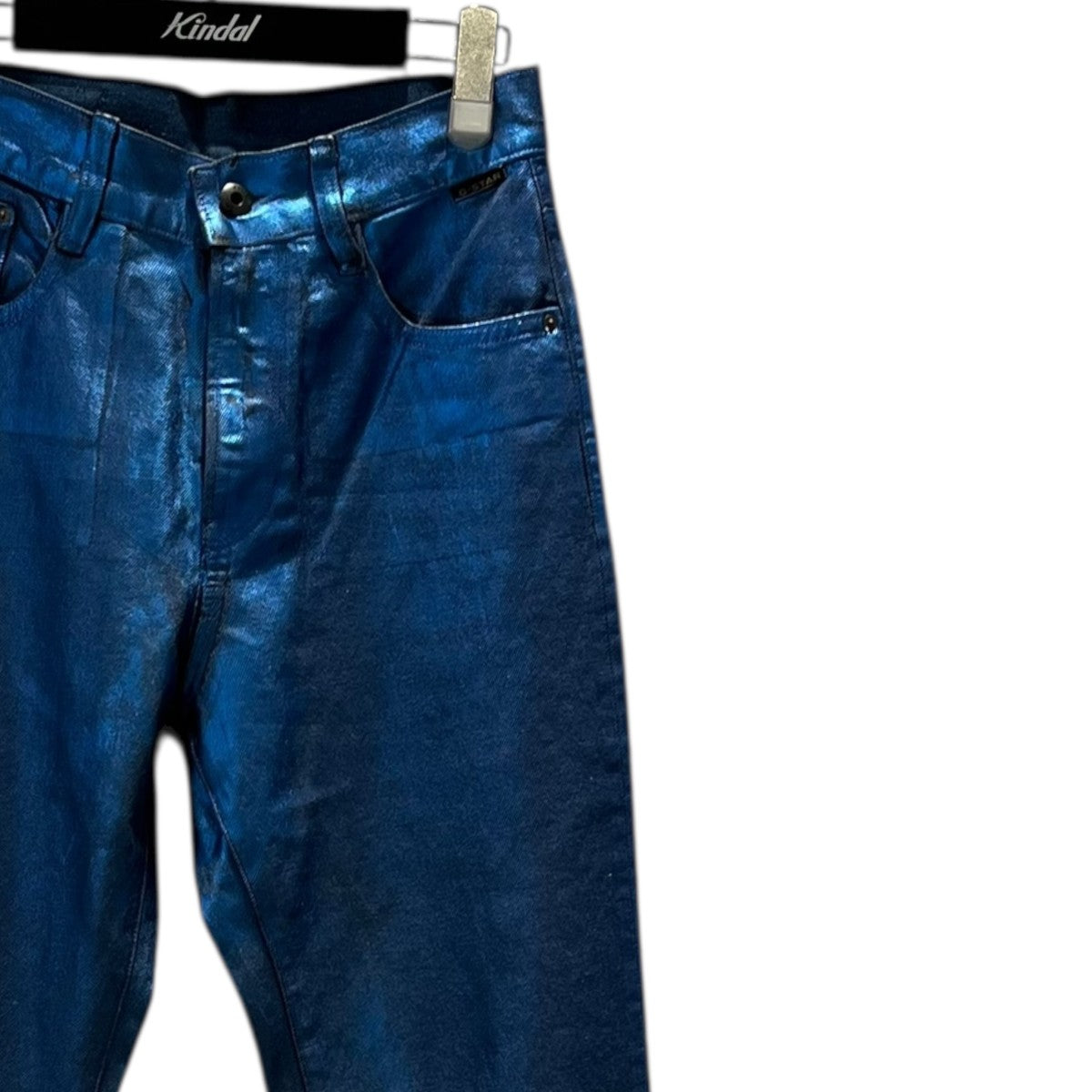 コーティング加工デニムパンツD23950