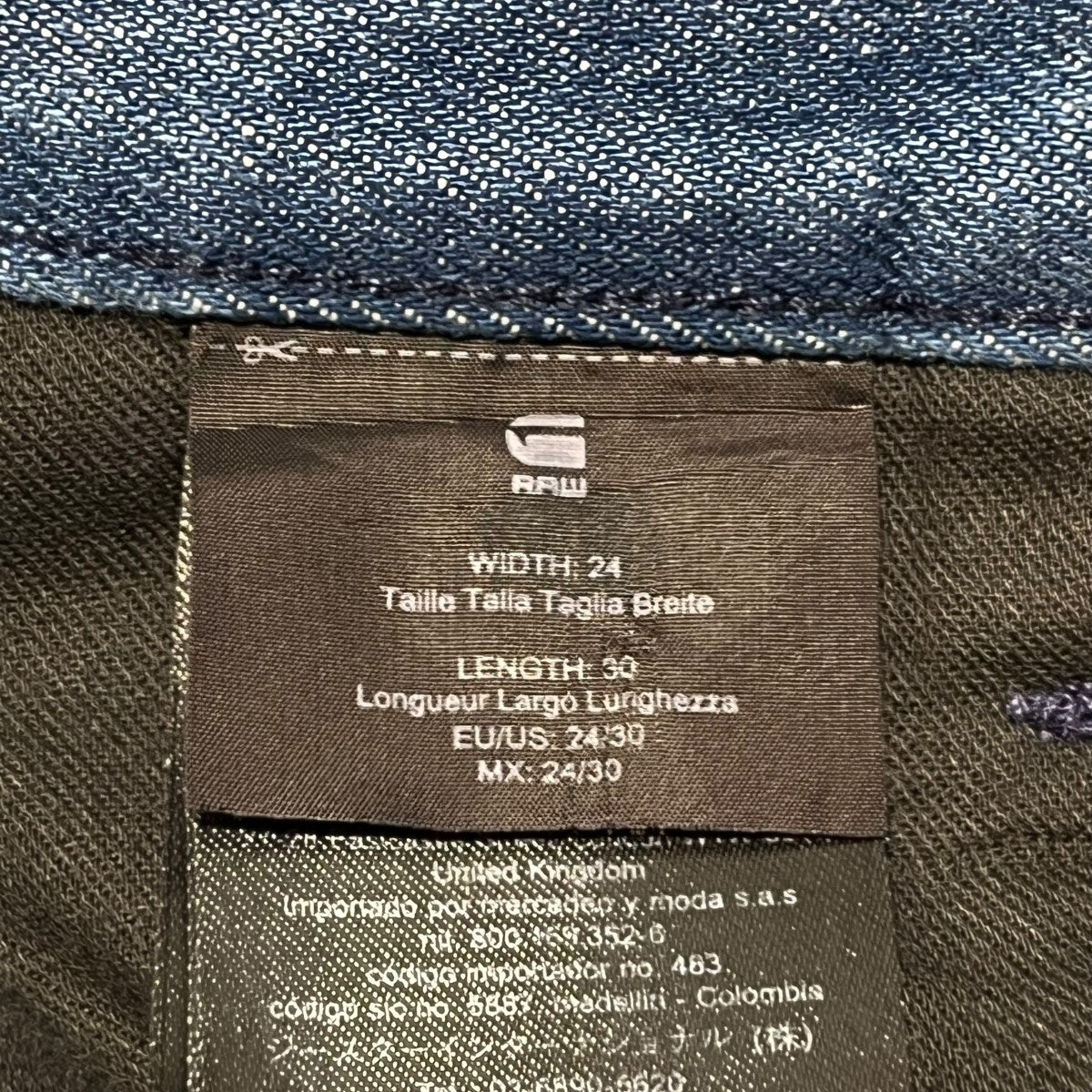 G-STAR RAW(ジースター・ロウ) コーティング加工デニムパンツD23950