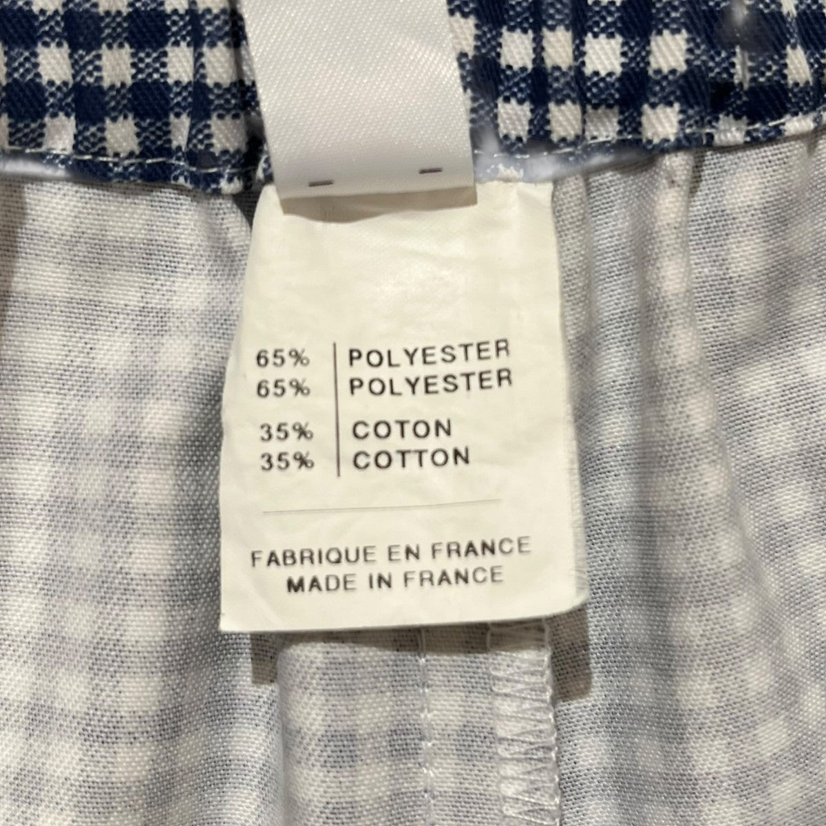 未使用　コムコム　COMME des GARÇONS チェック柄エコバッグ 未使用 コムコム COMME des GARÇONS チェック柄エコバッグ