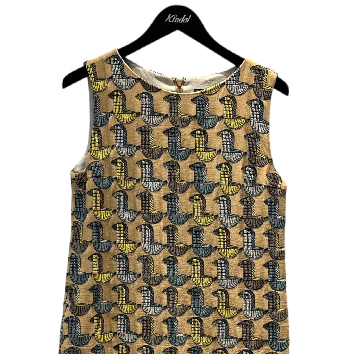 mina perhonen(ミナペルホネン) ノースリーブワンピースps3720 wood