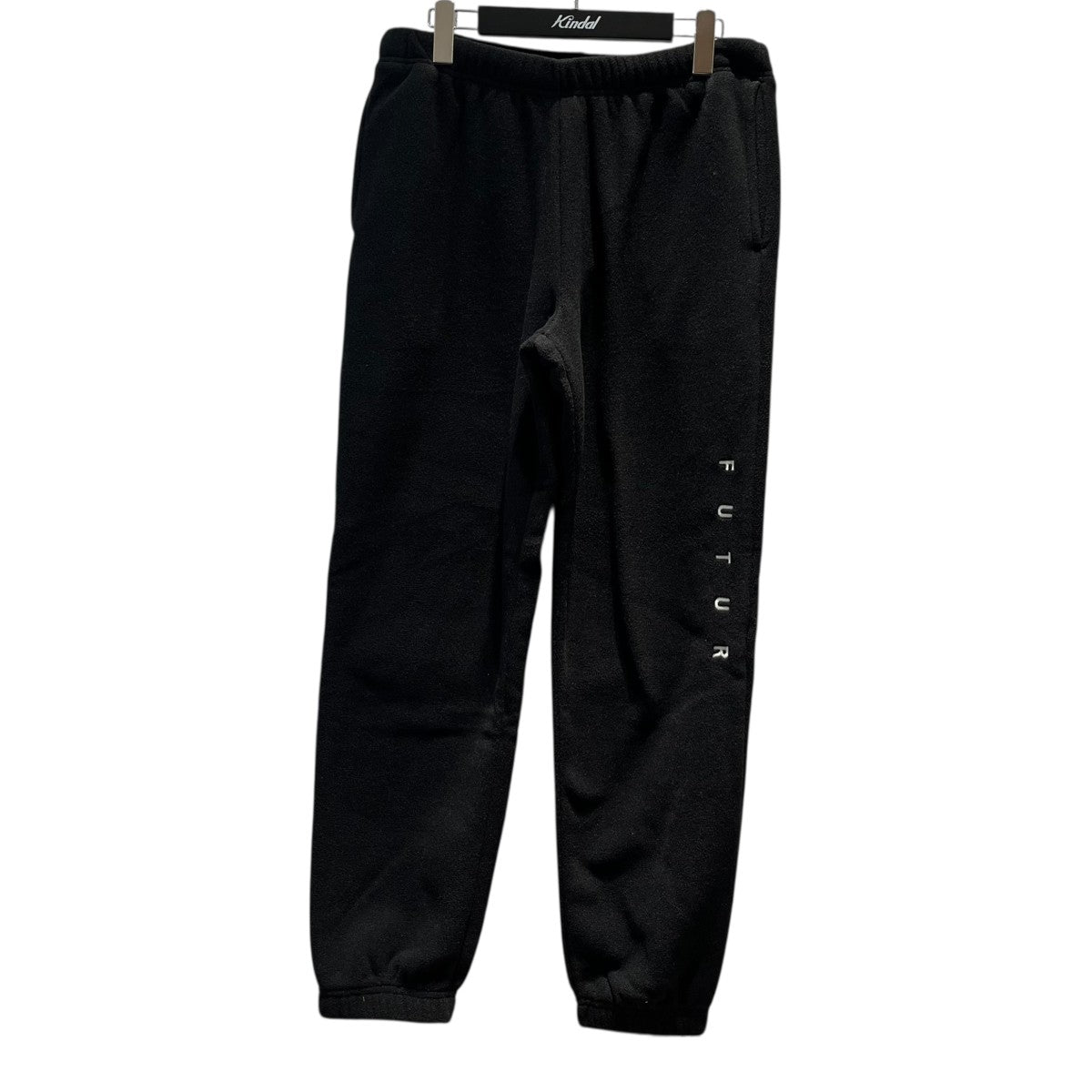 ロゴ刺繍フリースパンツF110602BLK NORTH PANTS