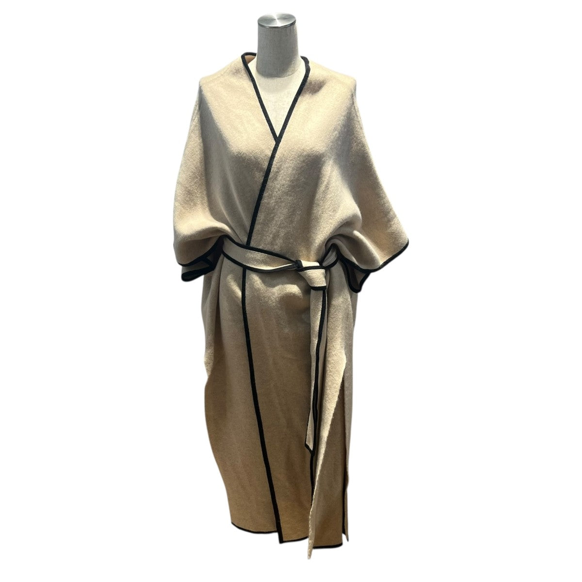 ガウンコート ダブルフェイスニットガウン12020509