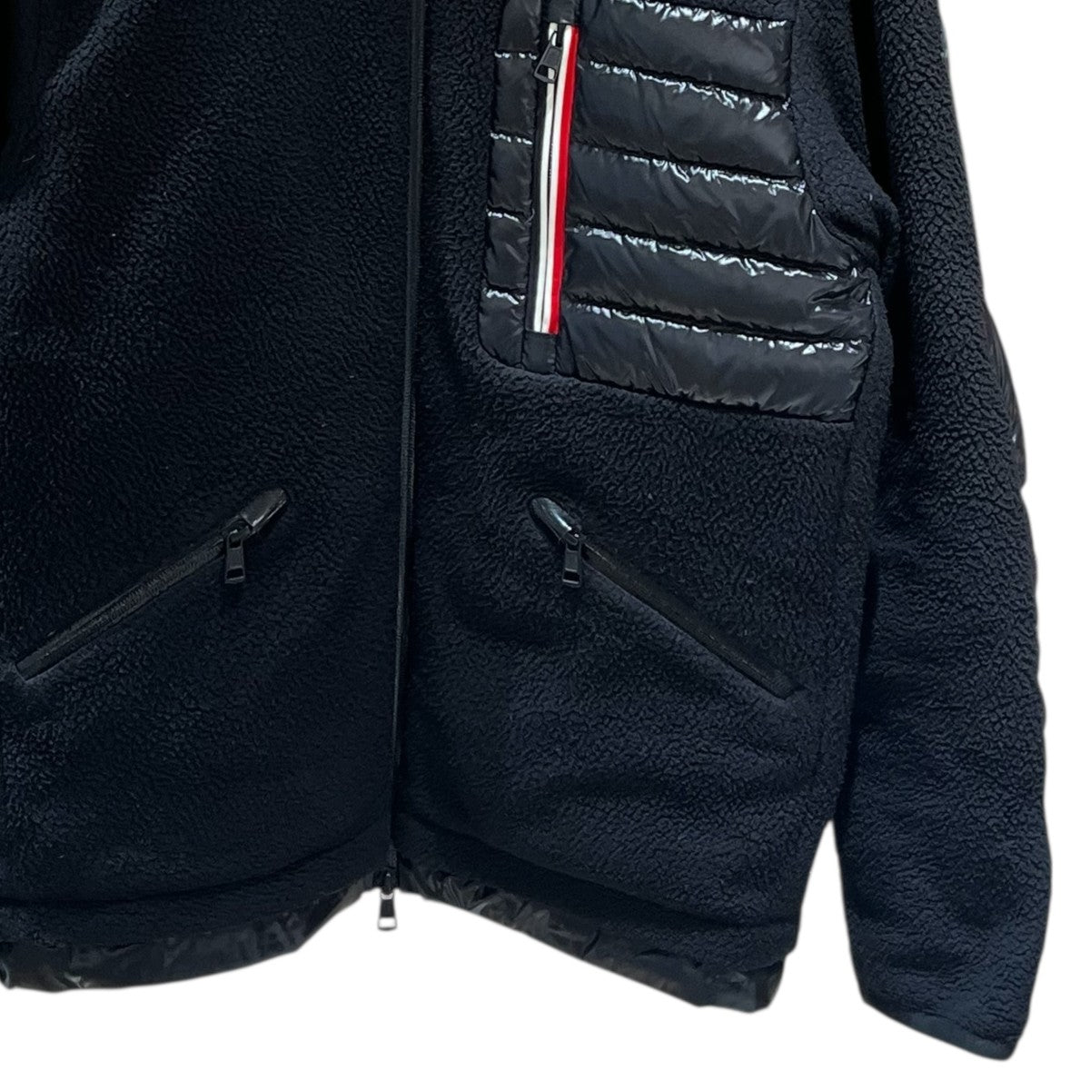 MONCLER フリース切替ダウンジャケットF20911B55500 SCIABLESE 古着・中古-4枚目のアイテム画像