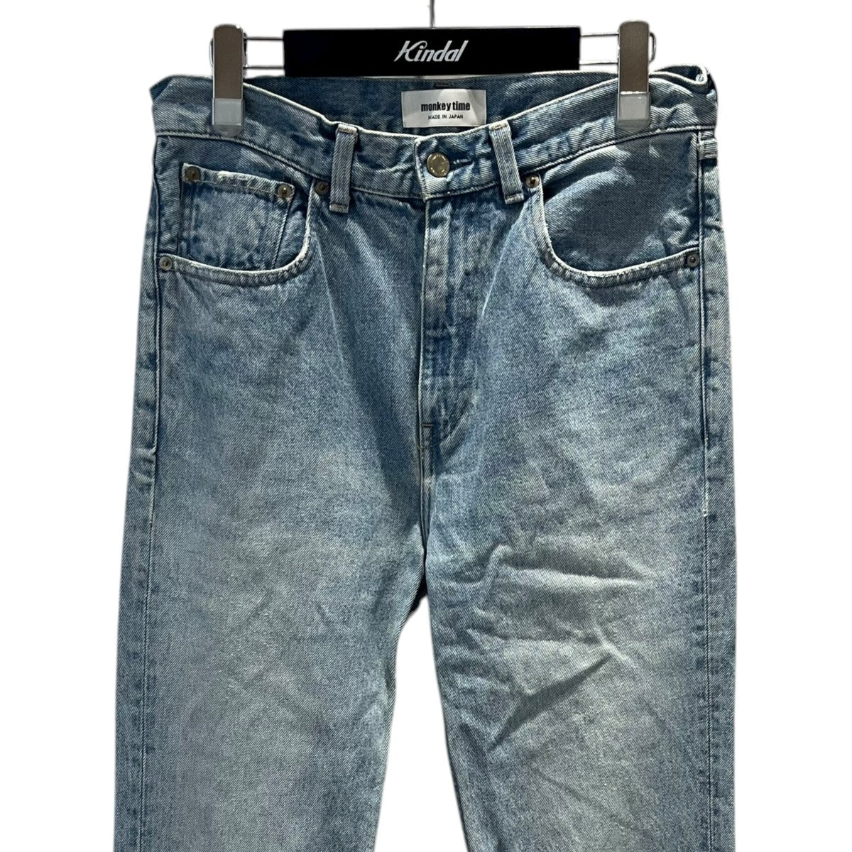 MONKEY TIME INDG DNM SIDE ZIP デニムパンツ 古着・中古-3枚目のアイテム画像