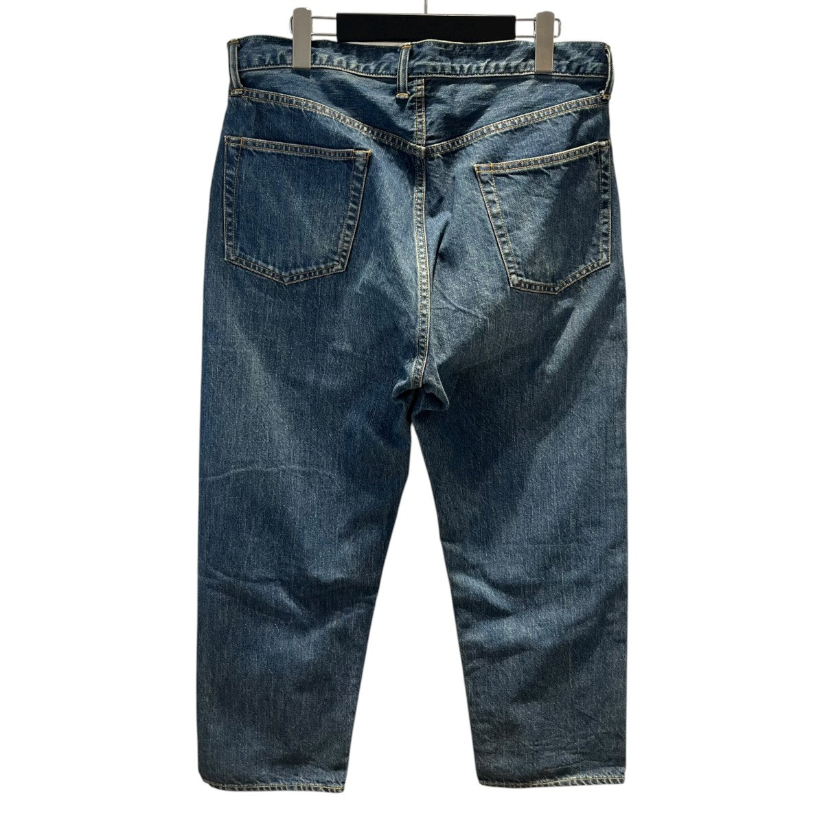 A．PRESSE(アプレッセ) 23AW 加工デニムパンツ Black Washed Denim