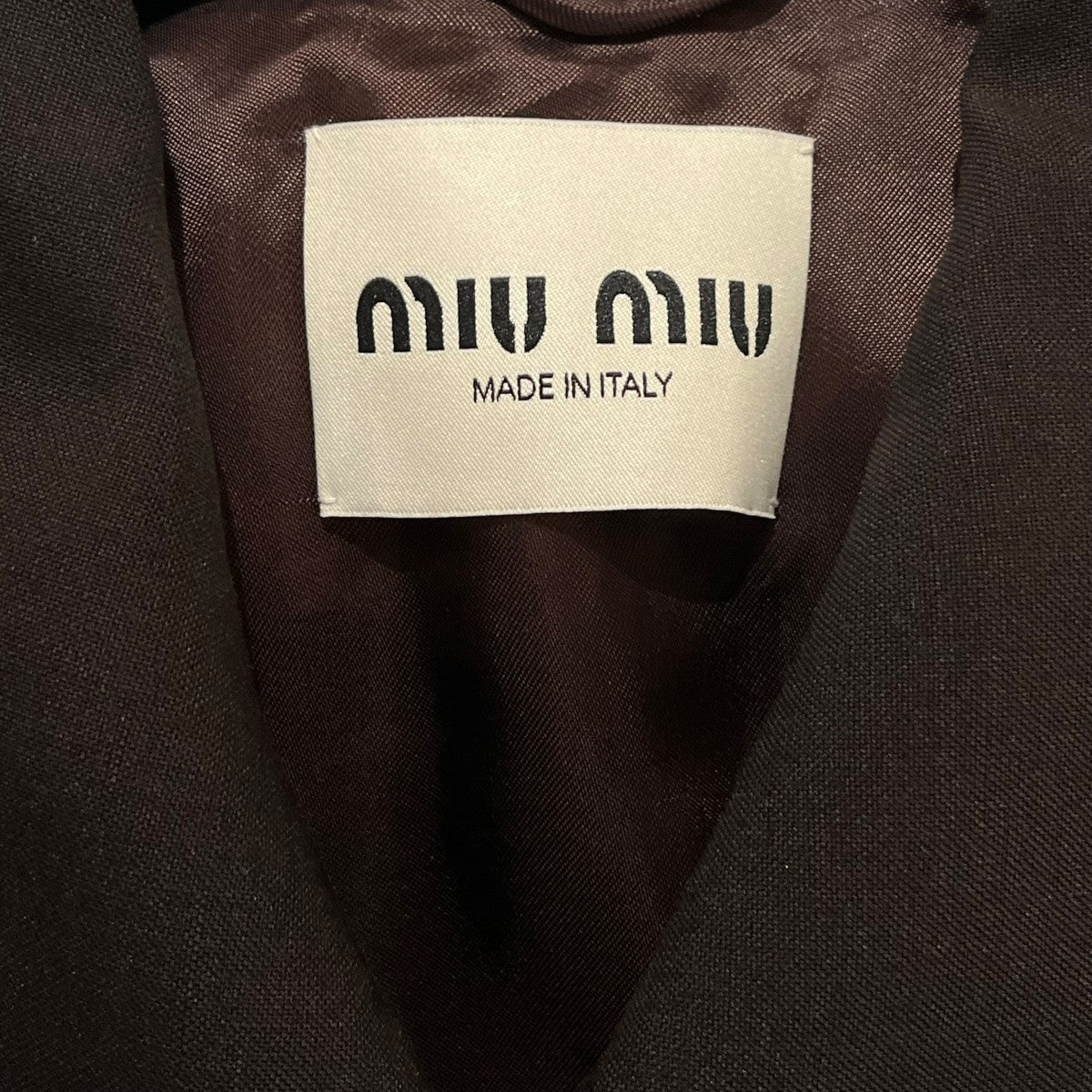 MIU MIU ブルゾンML1041 S000 1211 古着・中古-5枚目のアイテム画像