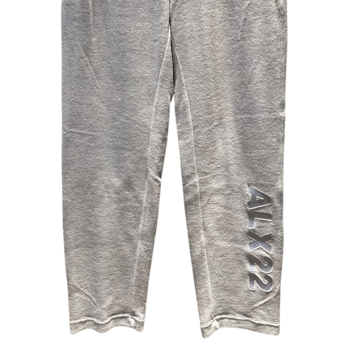 1017 ALYX 9SM(アリクス) 裾ロゴ刺繍パイル地スウェットパンツ