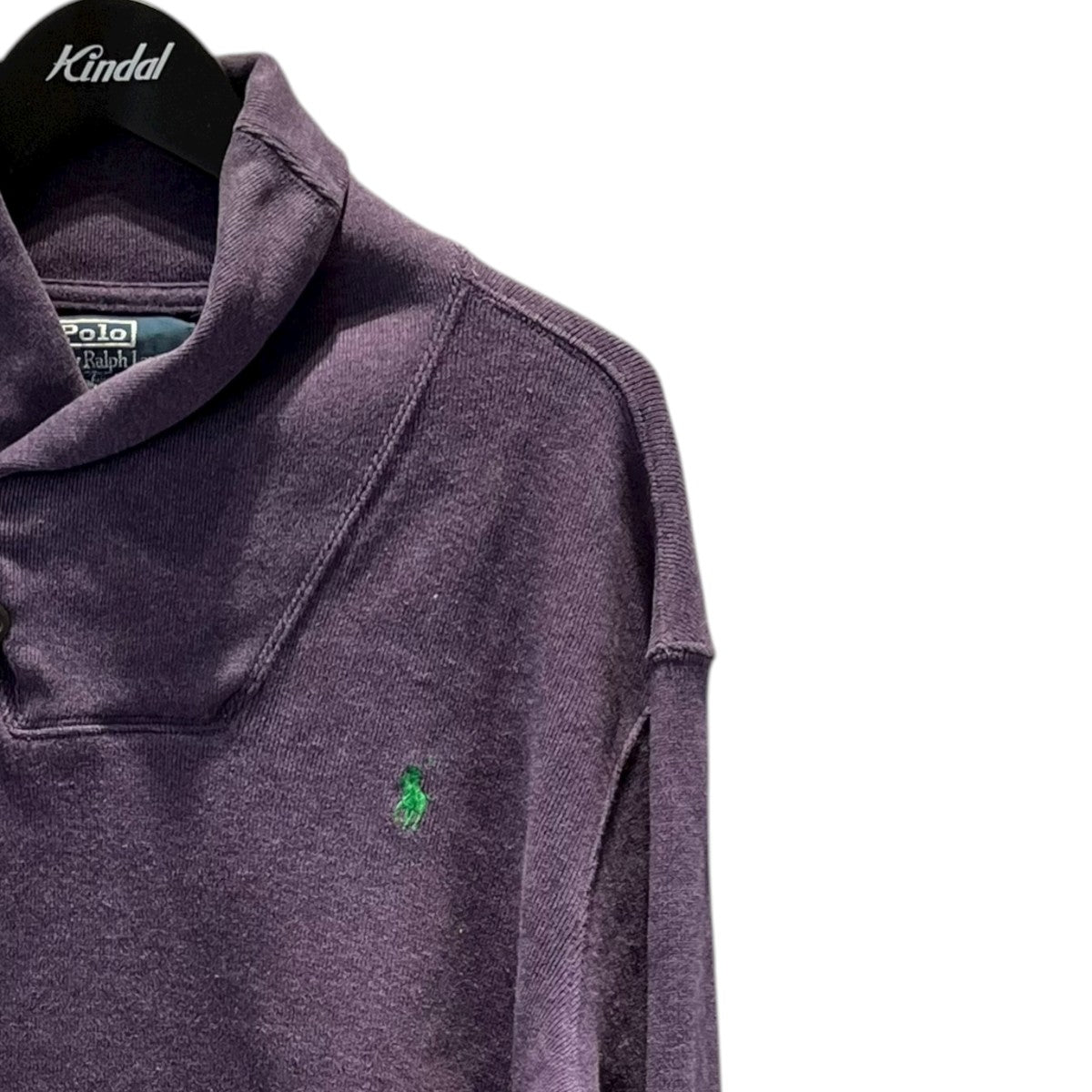 並行品ワンポイントショールカラースウェット