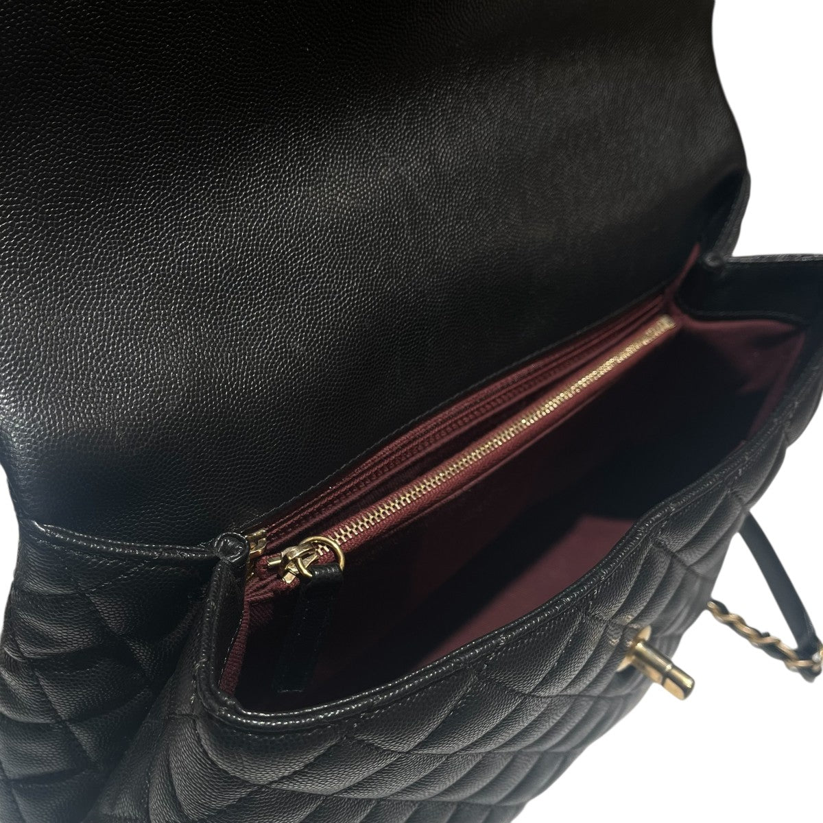 CHANEL トップハンドル2WAYバッグA92992 古着・中古-5枚目のアイテム画像