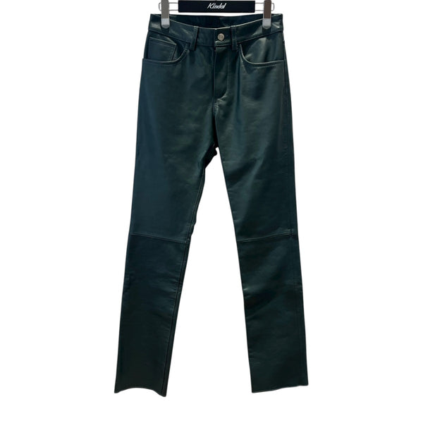 MM6 Maison Margiela(マルタンマルジェラ) レザーパンツS62LB0076