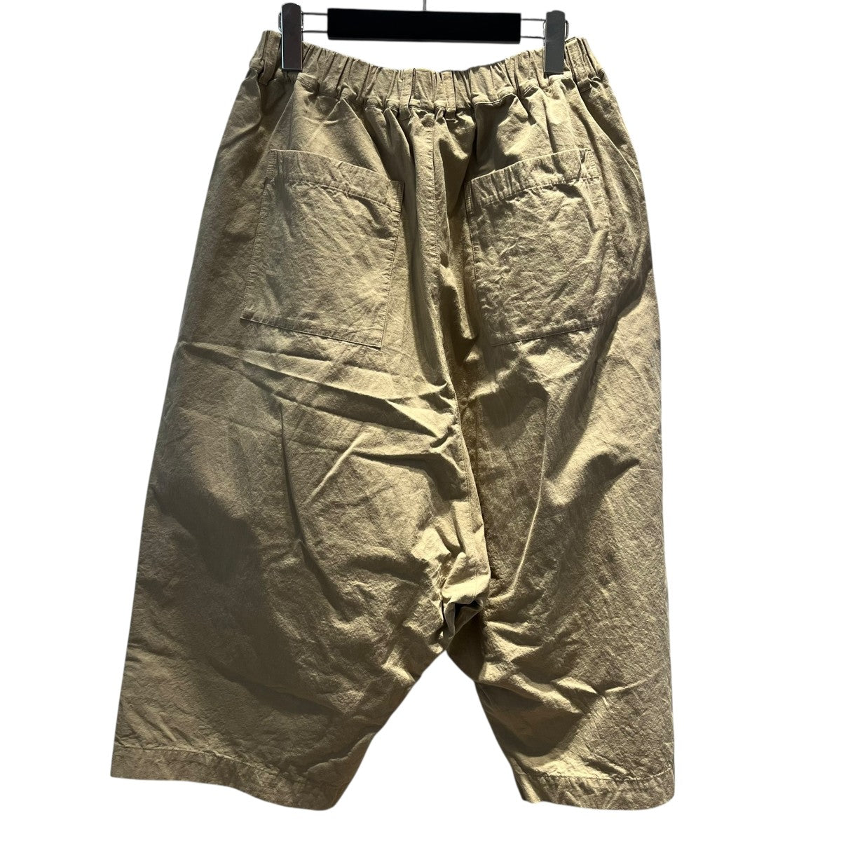 25SSコットンヘンプサルエルパンツ無地01251-1064