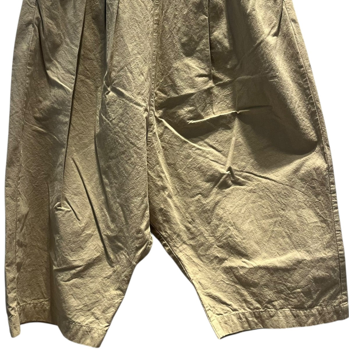25SSコットンヘンプサルエルパンツ無地01251-1064