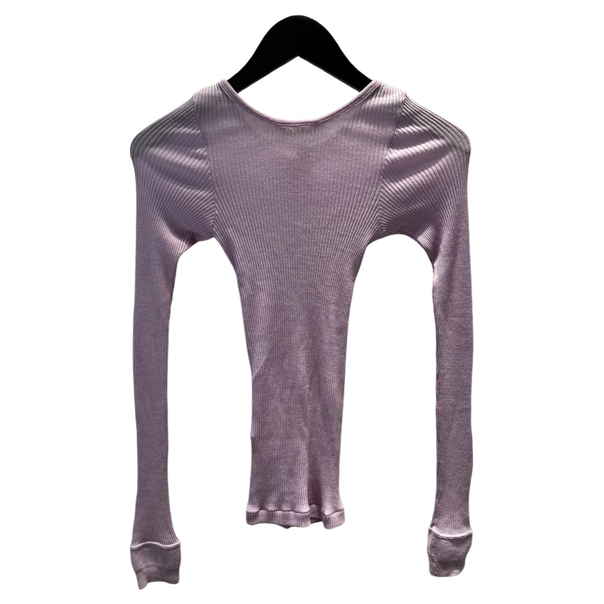 【美品】  AURALEE / オーラリー | 2024AW | WOOL SOFT RIB CARDIGAN ウール ソフト リブ カーディガン | 1 | ライトパープル | レディース 中古・古着通販】AURALEE (オーラリー) WOOL SOFT RIB CARDIGAN