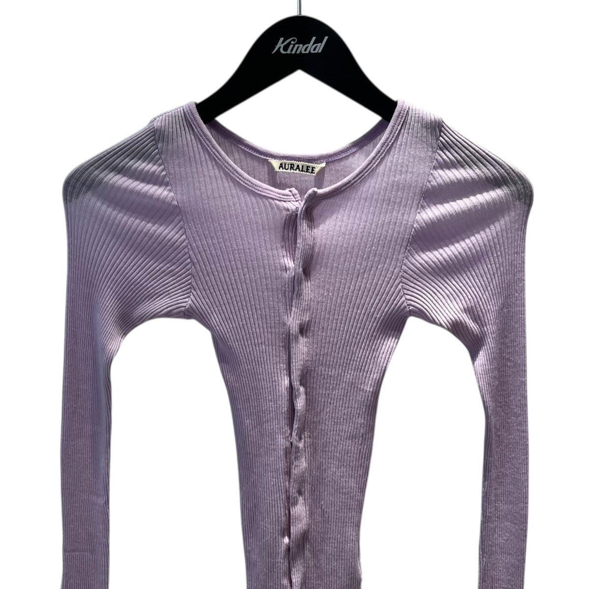 AURALEE(オーラリー) WOOL SOFT RIB CARDIGANカーディガンA24AC03HN