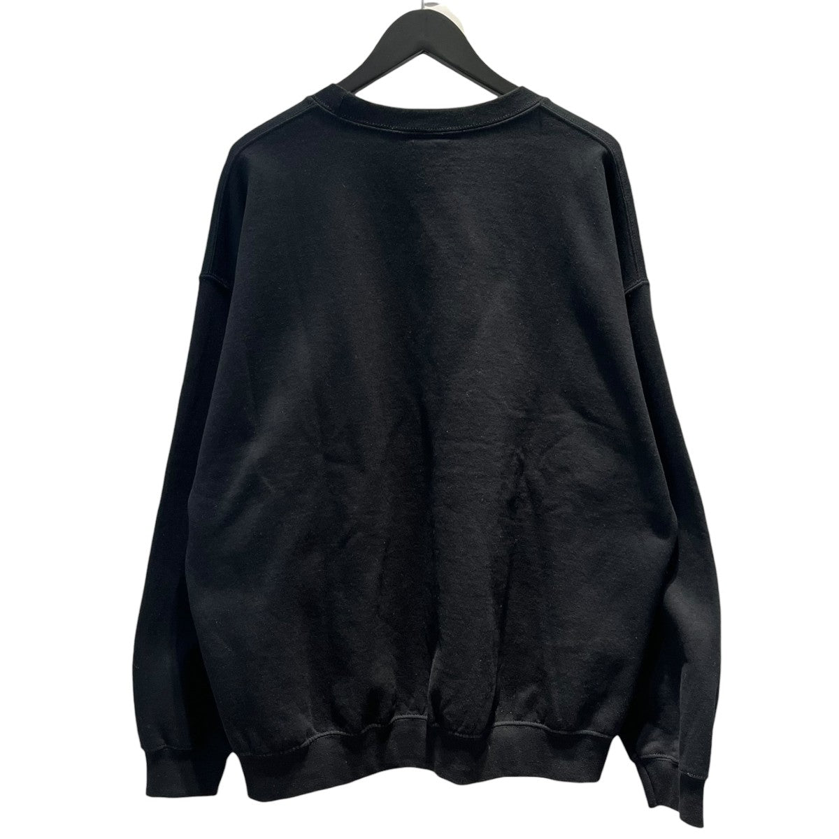 creek(クリーク) ロゴプリントクルーネックスウェット ブラック サイズ