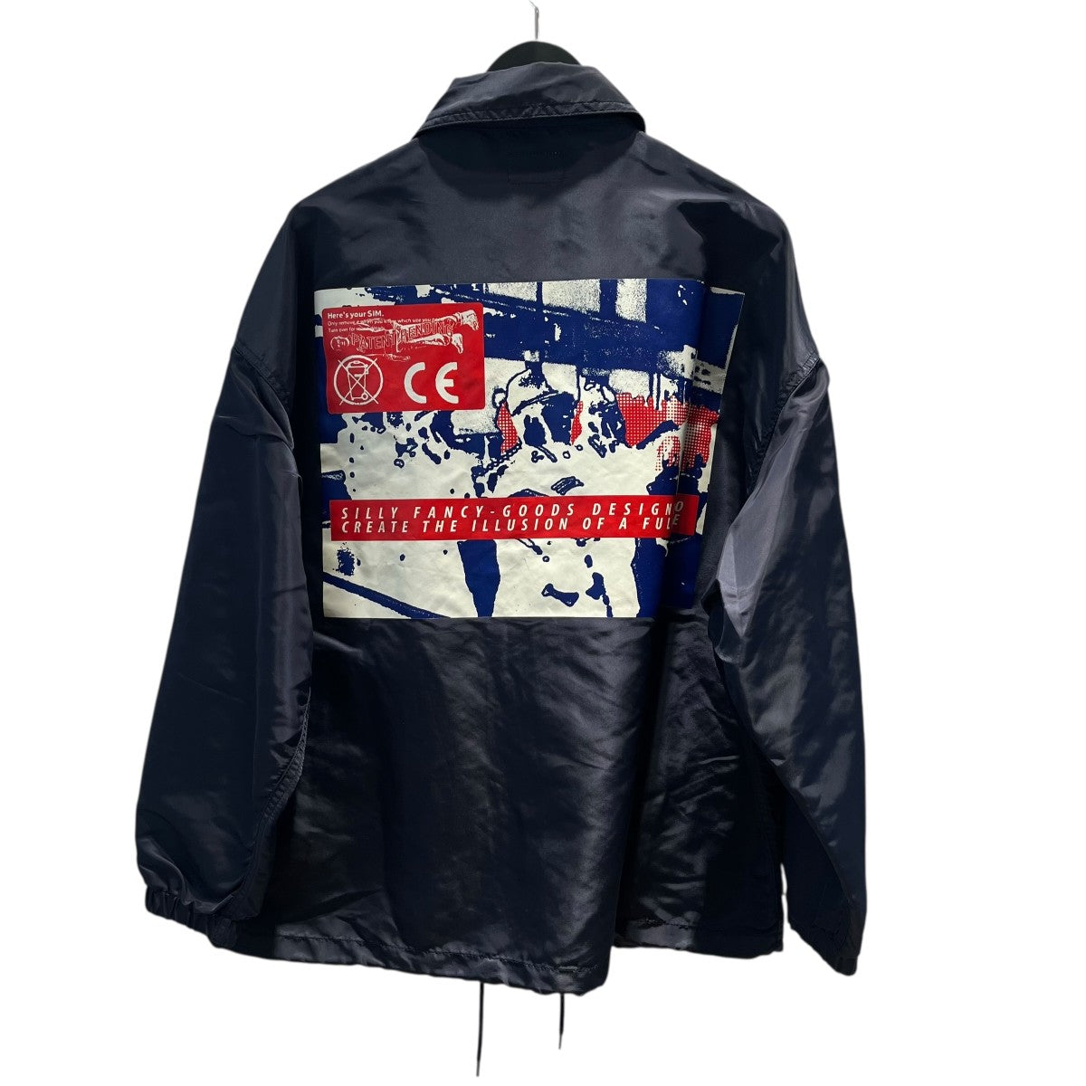 C．E(シーイー) Fig-Nav Jacketコーチジャケット ネイビー サイズ S