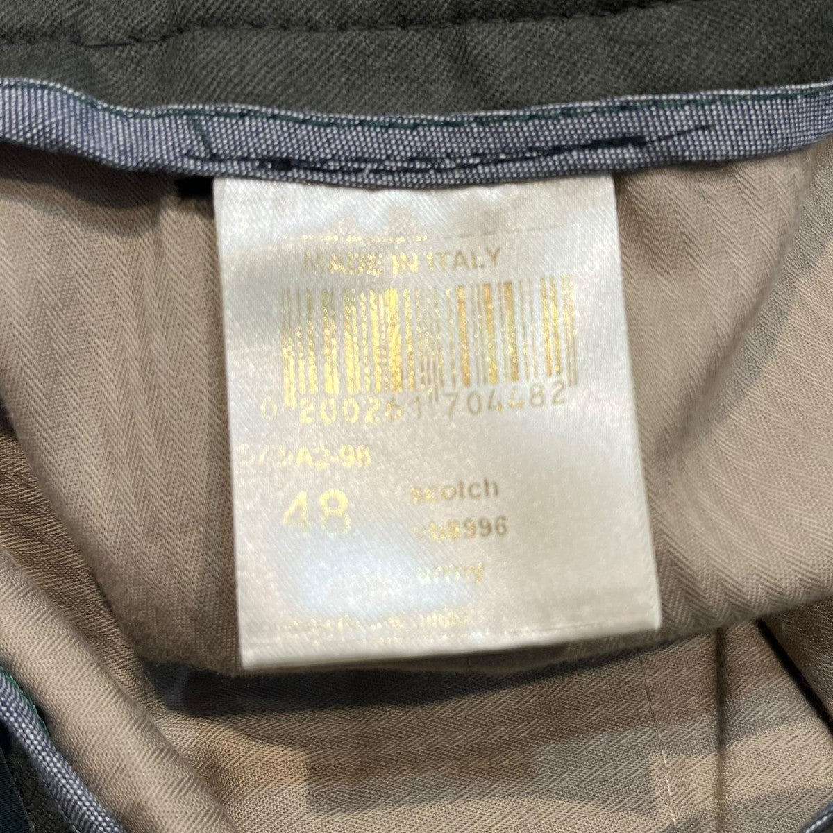BERWICH スラックスvb8996 古着・中古-7枚目のアイテム画像