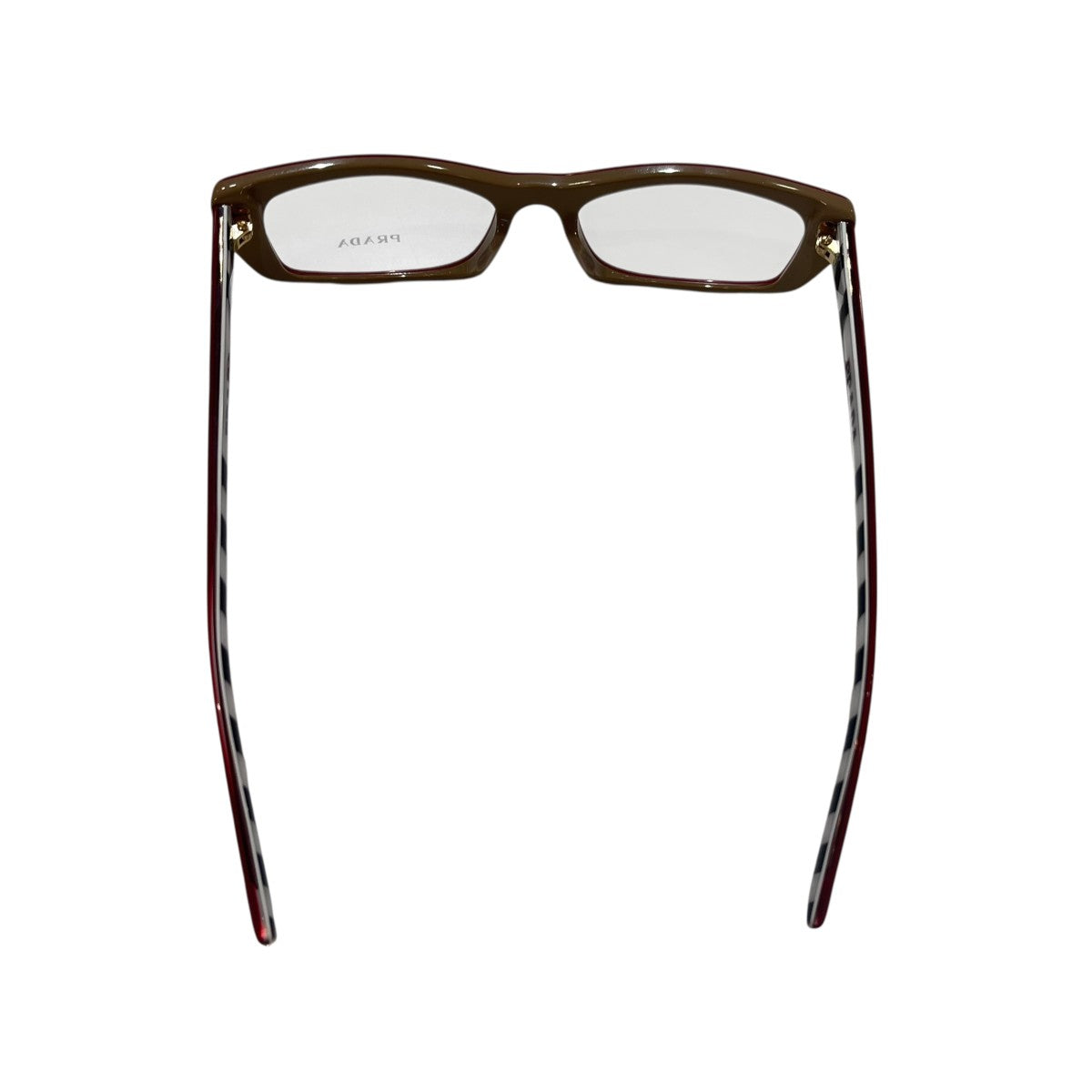 PRADA(プラダ) スクエアサングラス543-10F 543-10F レッド サイズ 52