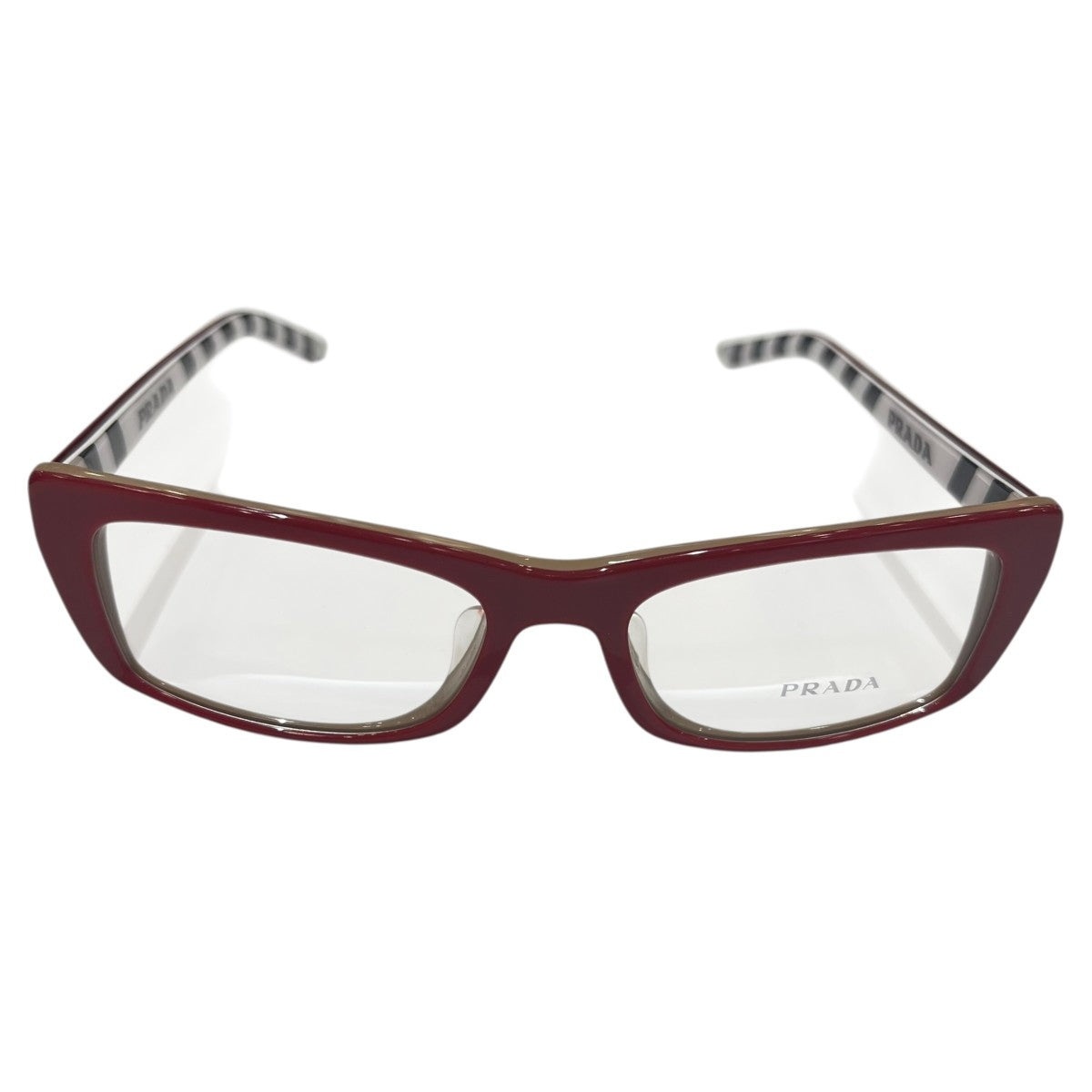 プラダ　サングラス PRADA(プラダ) スクエアサングラス543-10F 543-10F レッド サイズ 52