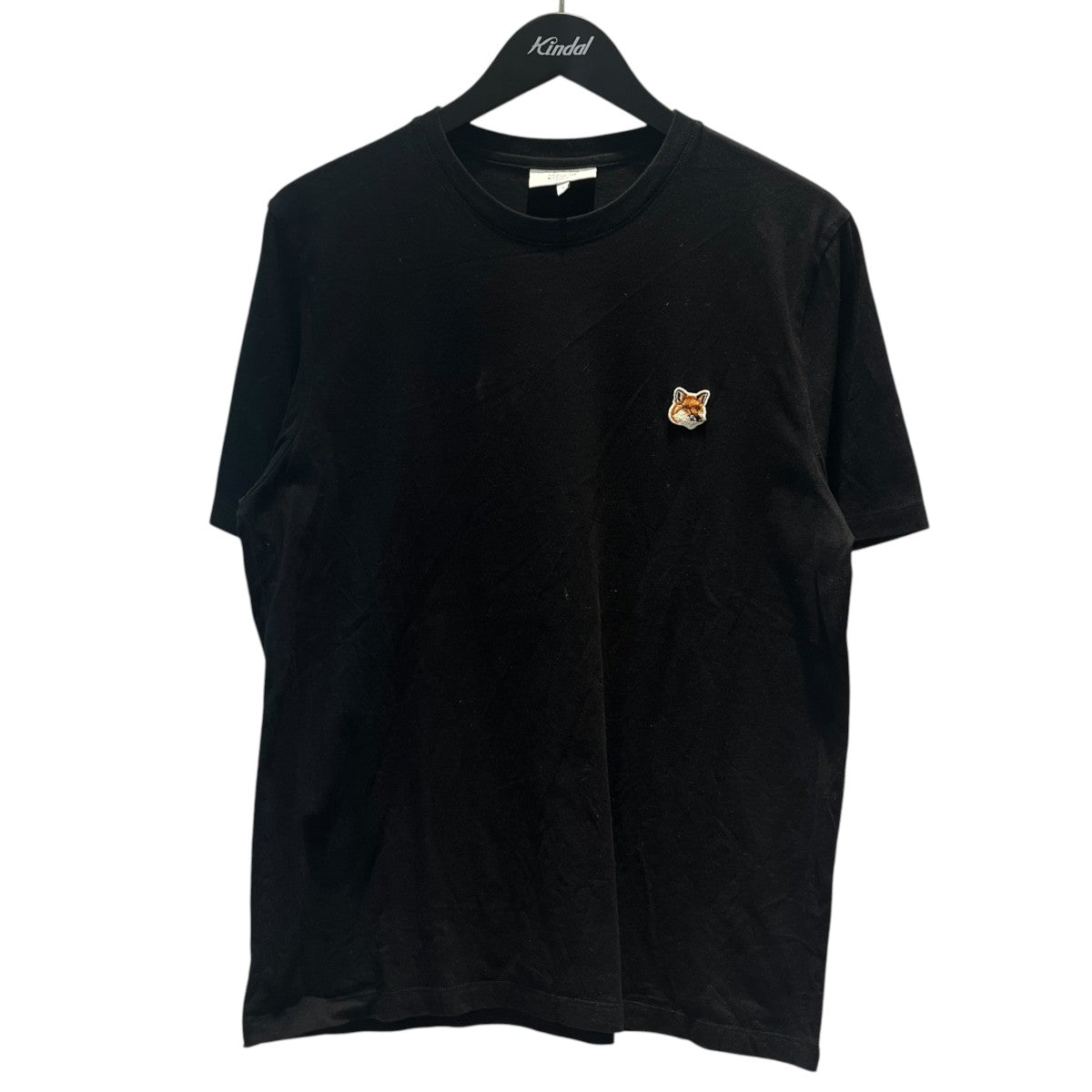 MAISON KITSUNE FOX HEAD PATCH REGULAR TEE SHIRTワンポイントTシャツLM00104KJ0008 古着・中古-1枚目のアイテム画像