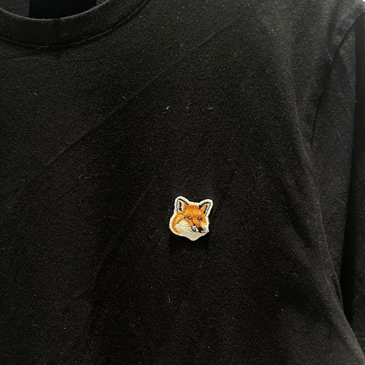 MAISON KITSUNE FOX HEAD PATCH REGULAR TEE SHIRTワンポイントTシャツLM00104KJ0008 古着・中古-3枚目のアイテム画像